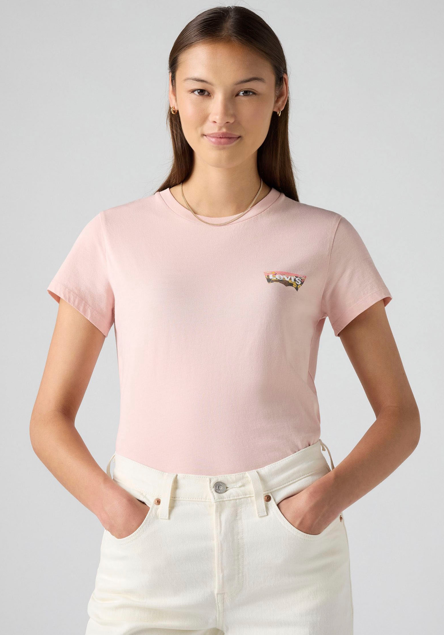 Levi's® T-Shirt »THE PERFECT TEE«, mit Batwing-Logoprint