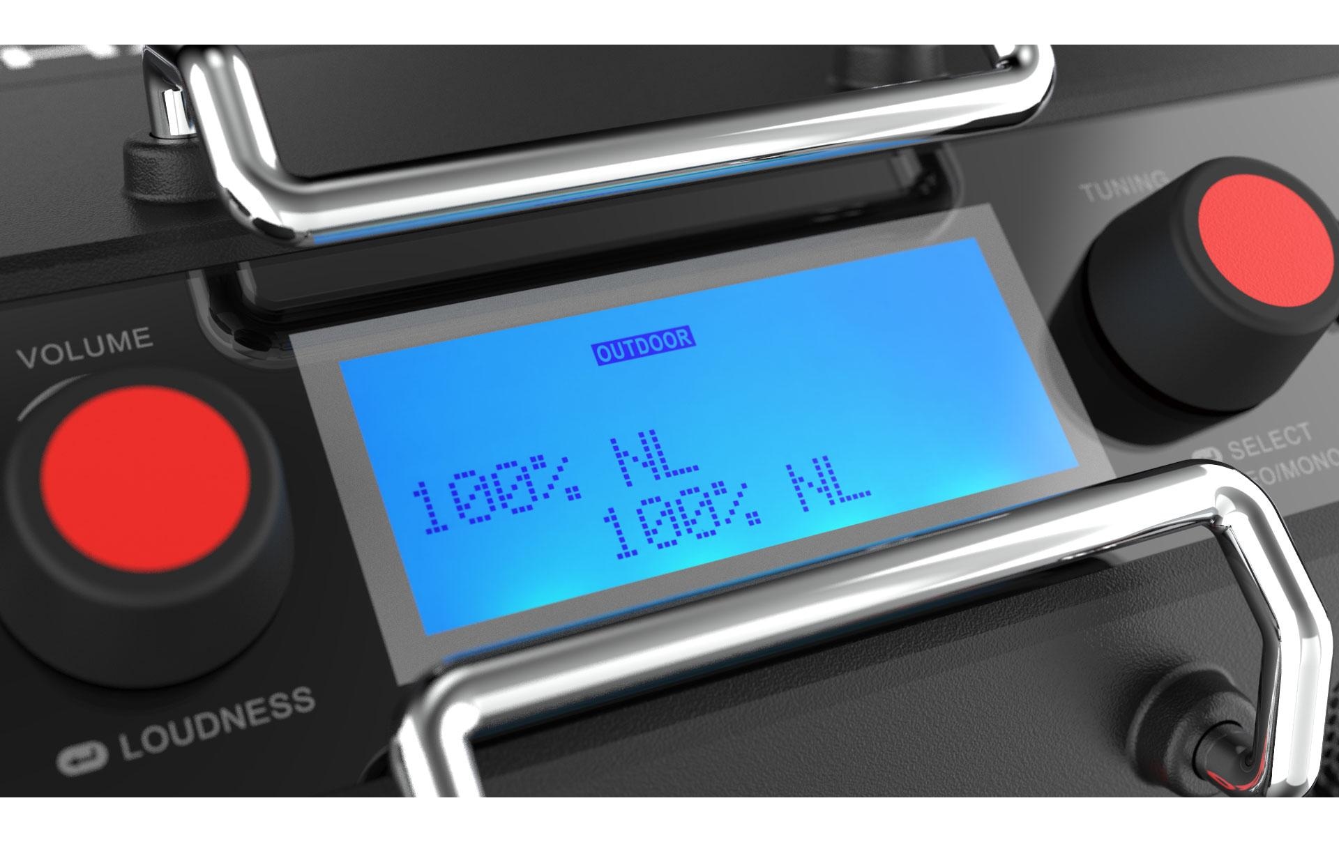PerfectPro Digitalradio (DAB+) »ROCKHART«, Display, Equalizer, Senderspeicher
