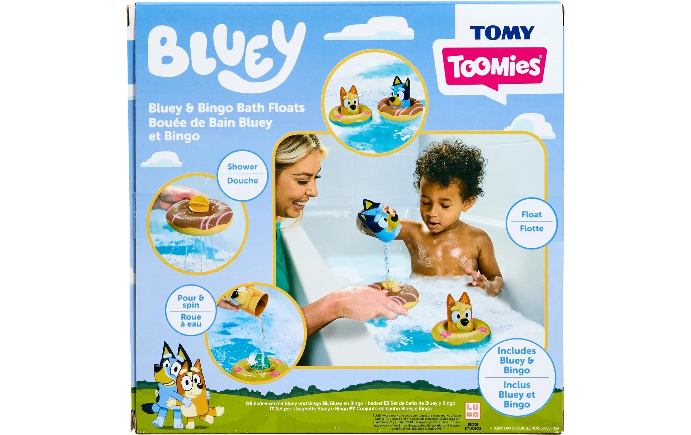 Tomy® Badespielzeug »Bluey Badeinsel 2-er Pack«