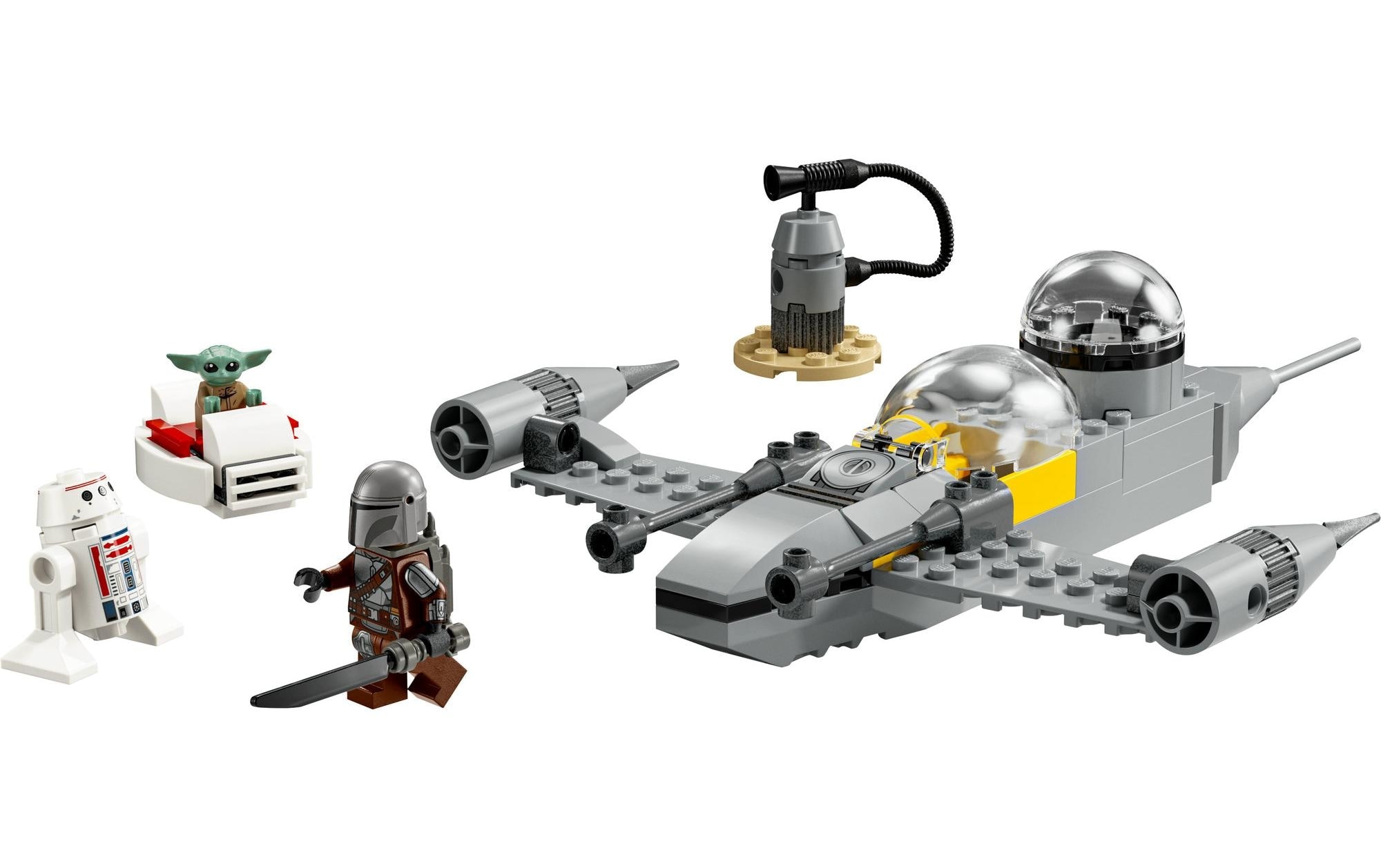 LEGO® Spielbausteine »Star Wars Mandos und Grogus N-1 Starfighter 75410«, (92 St.)