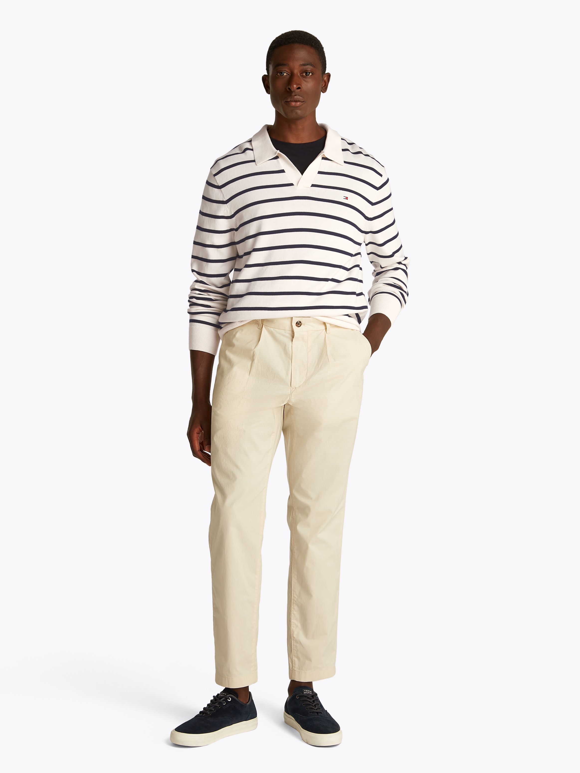 Tommy Hilfiger Polokragenpullover »ESSENTIAL COTTON LS JONNY COLLAR«