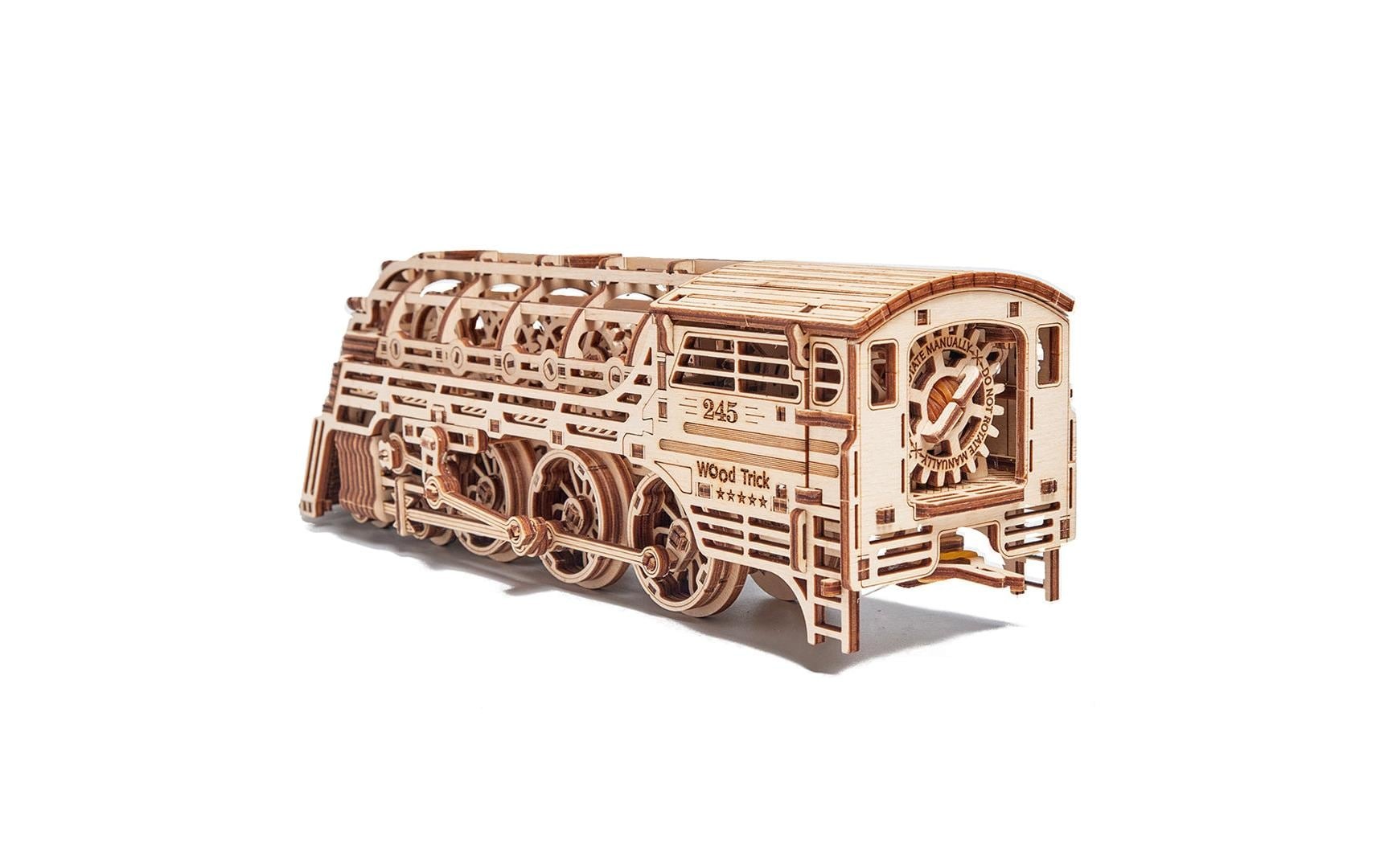 Spielbausteine »WoodTrick Atlantic Express-Zug«, (636 St.)