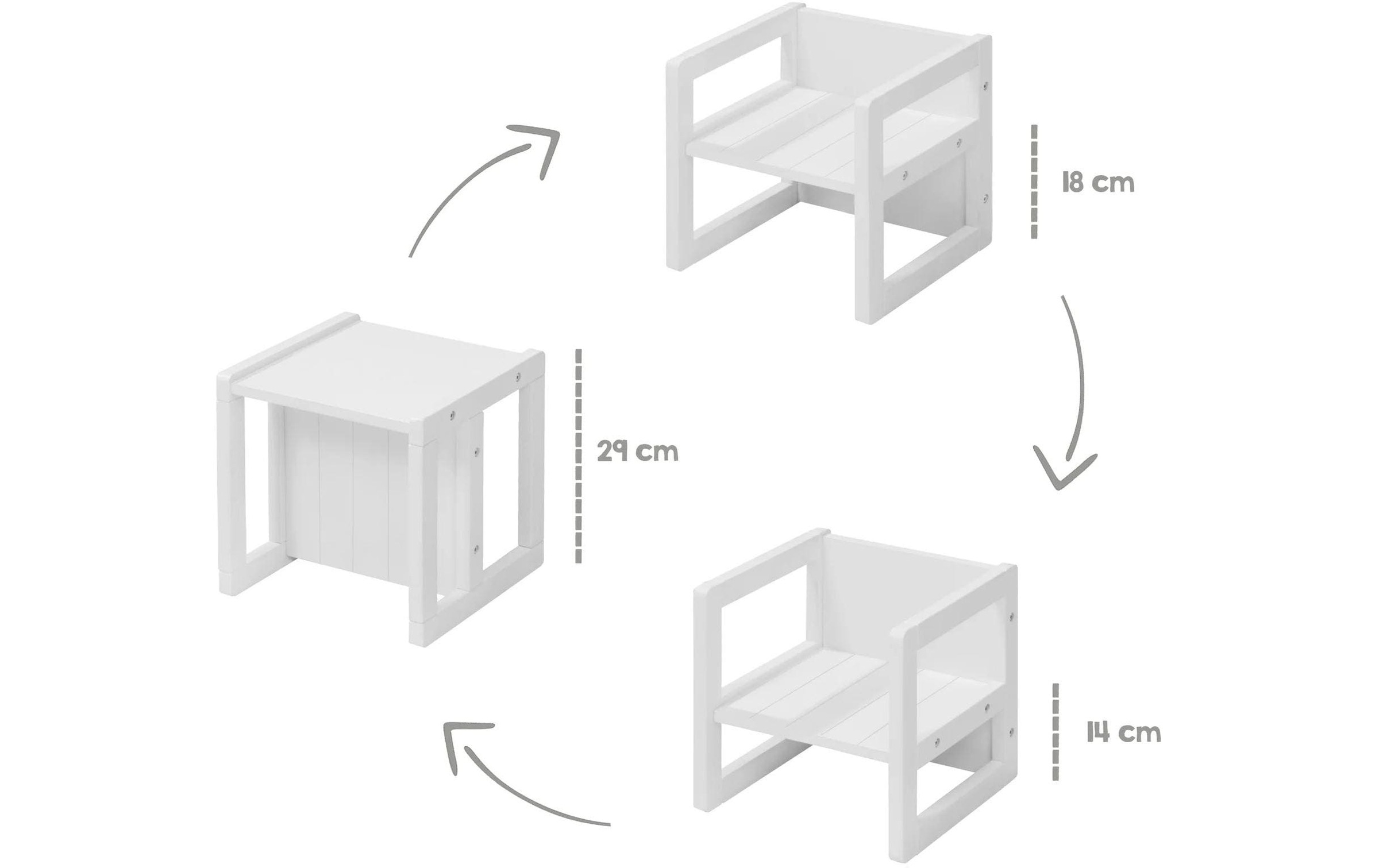 roba® Hocker »Sitzhocker grau«