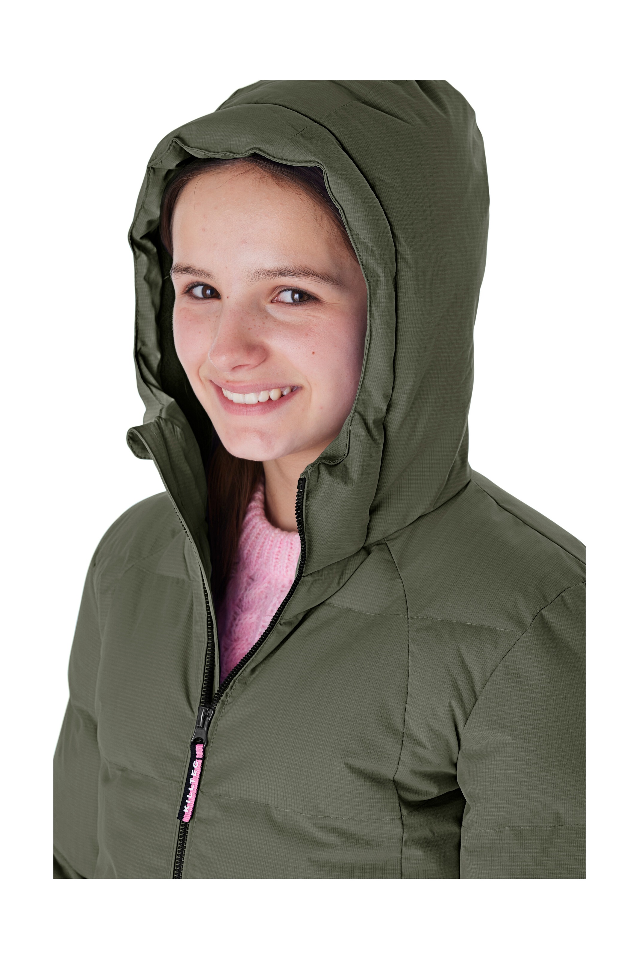 Killtec Steppjacke »KOW 357 GRLS QLTD JCKT«, Wasserabweisende Mädchenjacke mit Kapuze, atmungsaktiv, warm