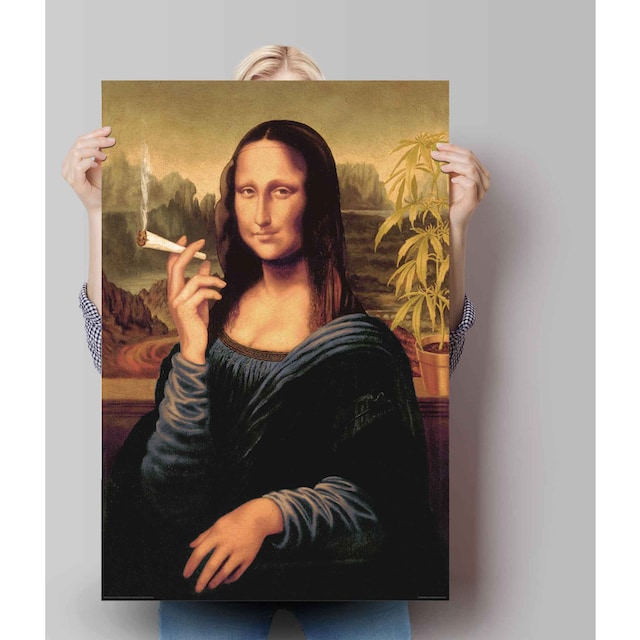❤ Reinders! Poster »Poster Mona Lisa joint«, Menschen, (1 St.) entdecken im  Jelmoli-Online Shop
