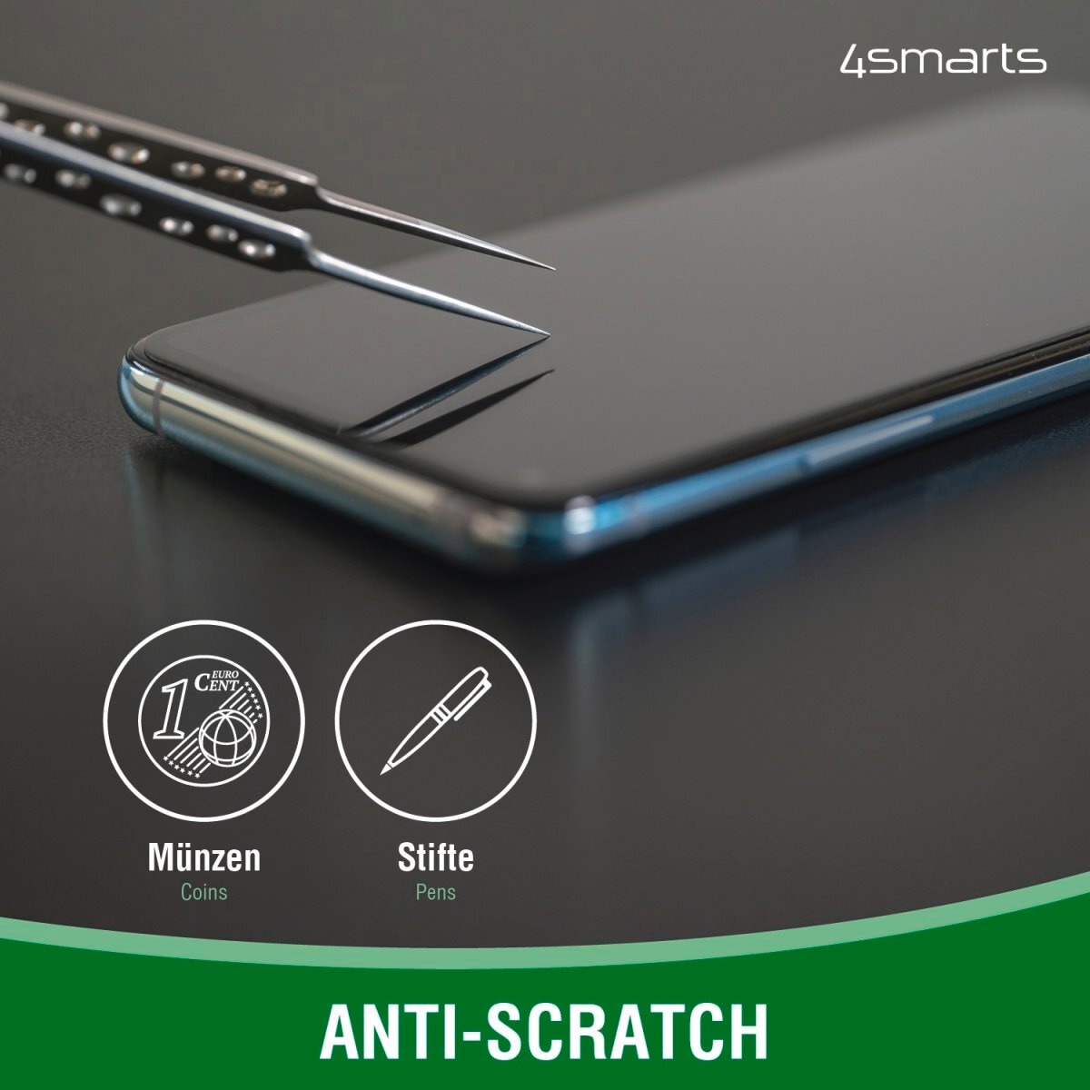 4smarts Handyhülle »360° Protection Set für Samsung Galaxy A16«, Backcover, Schutzhülle, Handyschutzhülle, Case, Schutzcase, stossfest