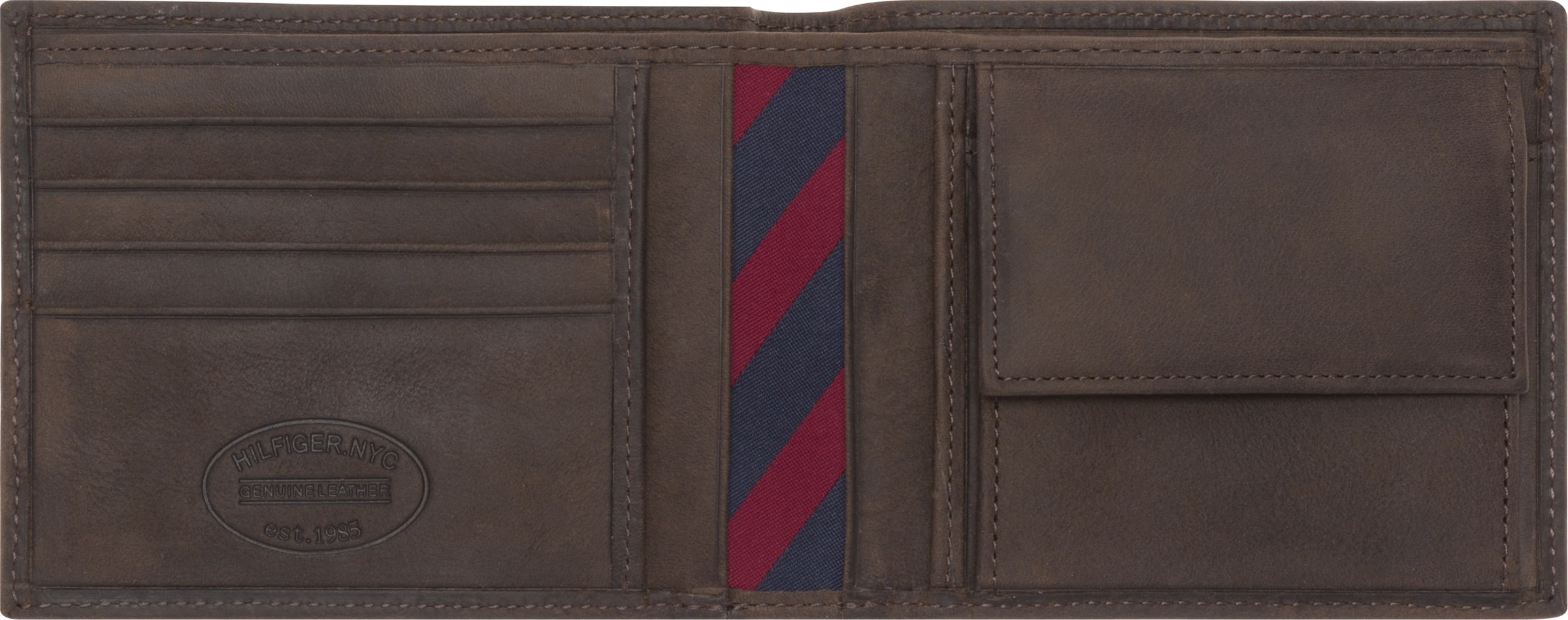 Tommy Hilfiger Geldbörse »JOHNSON CC AND COIN POCKET«, im kleinen Format aus hochwertigem Leder