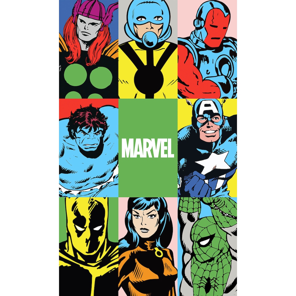 Komar Vliestapete »Marvel PowerUp Team«