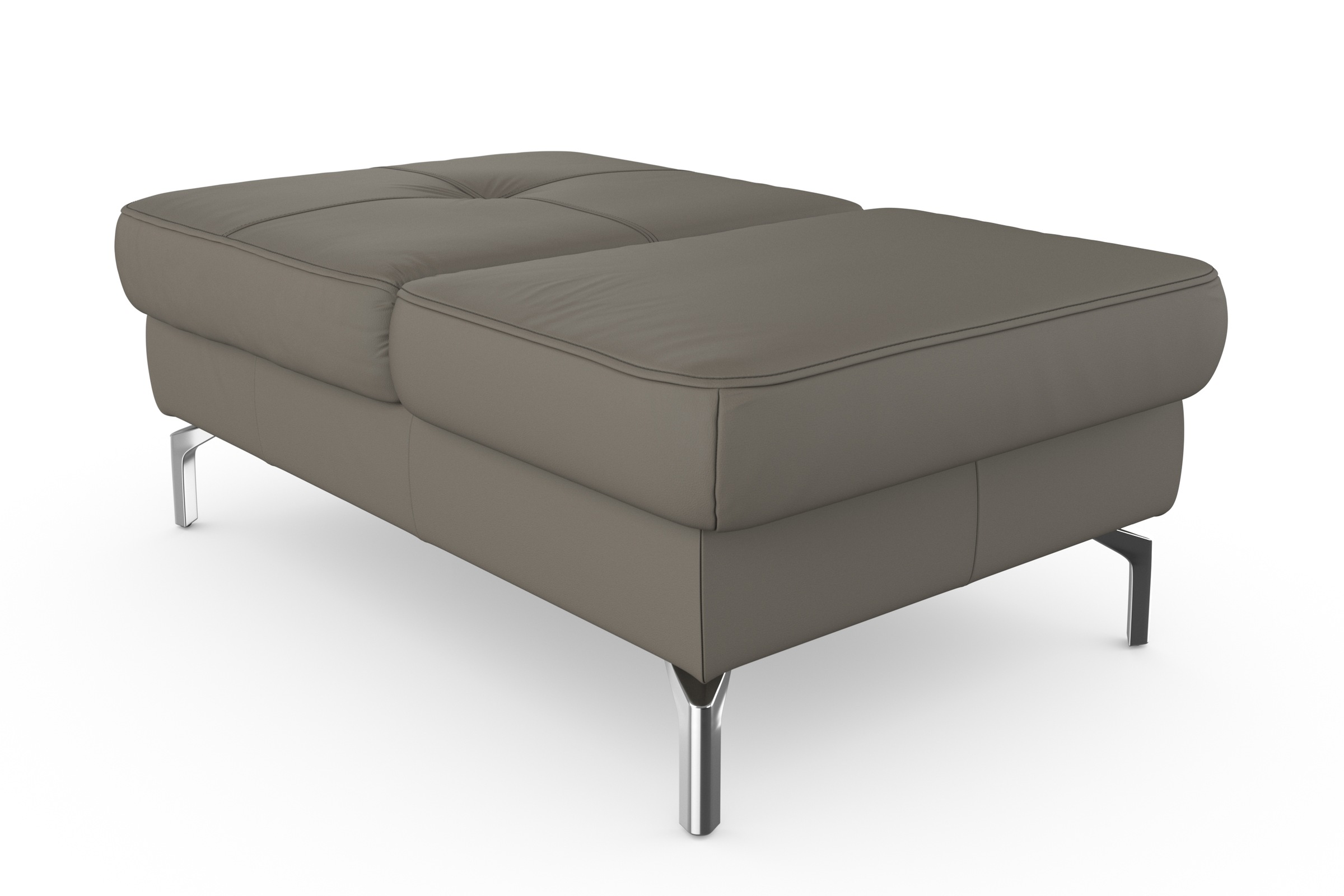 sit&more Hocker »Bendigo«, mit Klappfunktion, Bodenfreiheit 15 cm, wahlweise in 2 Fussfarben