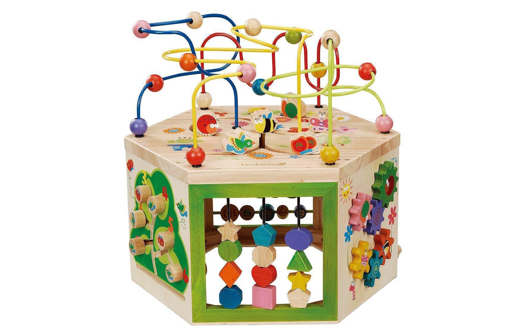 EverEarth® Motorikwürfel »Spielwürfel 7in1 Gartenspielcenter«, 7-in-1 Gartenspielcenter