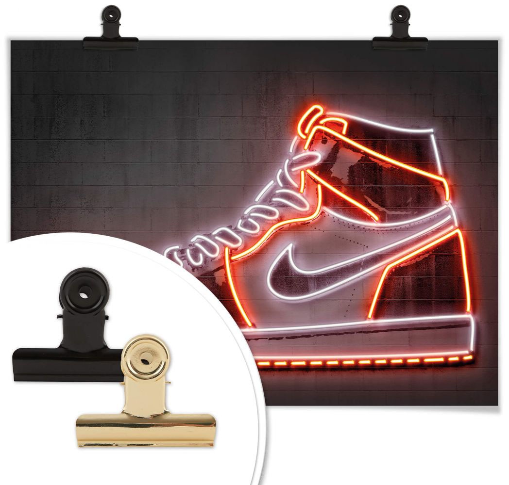 Wall-Art Poster Poster St.), Jelmoli-Versand Nike bestellen Sneaker«, online Schuh, ohne Bilderrahmen Schuh (1 »Mielu Neon 