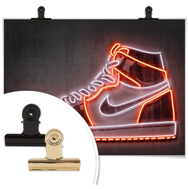 Wall-Art Poster »Mielu Nike Schuh Neon Sneaker«, Schuh, (1 St.), Poster  ohne Bilderrahmen online bestellen | Jelmoli-Versand