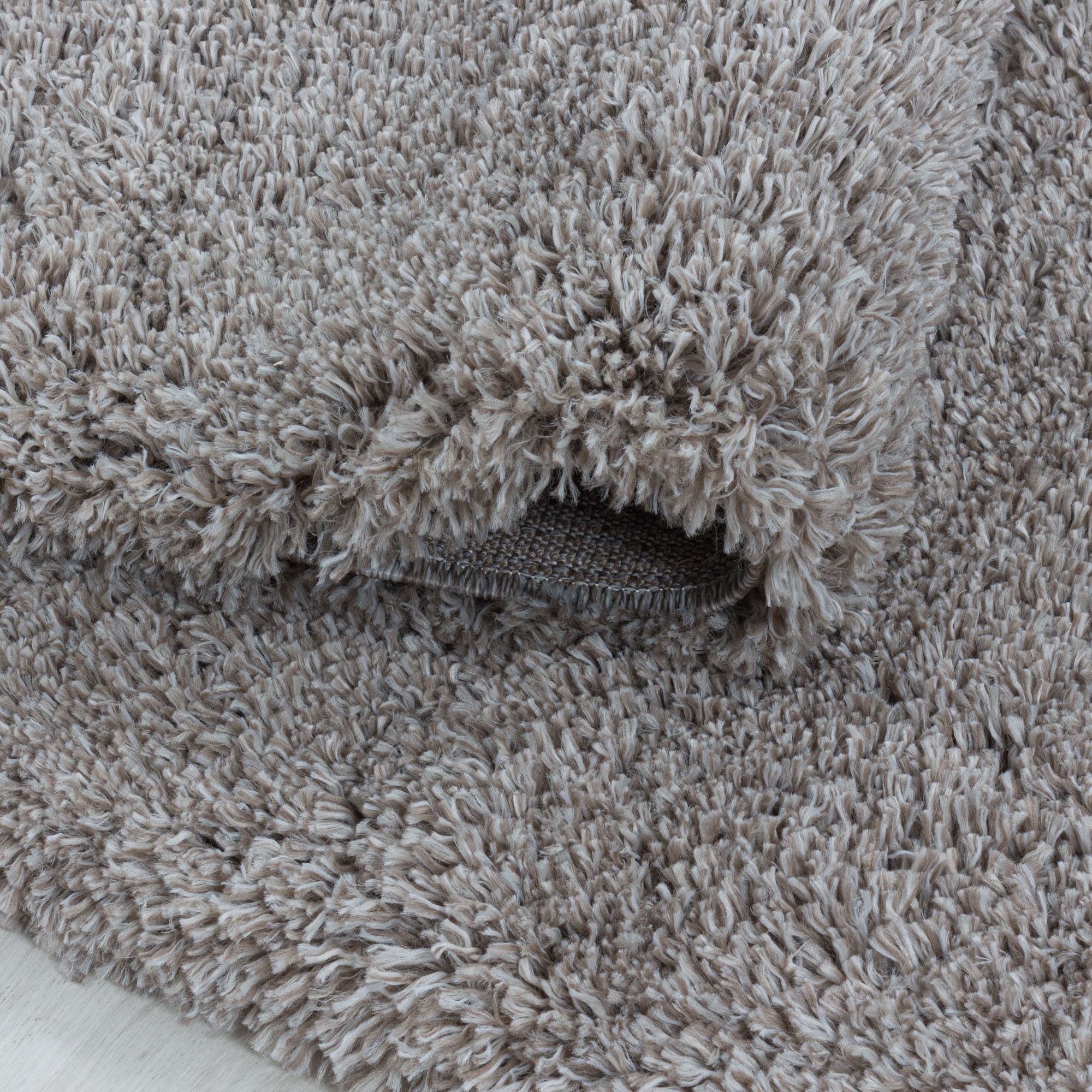 Ayyildiz Teppiche Hochflor-Teppich »FLUFFY 3500«, rund, 50 mm Höhe, Langflor, Shaggy, uni, robust, auch rechteckig erhältlich, Wohnzimmer