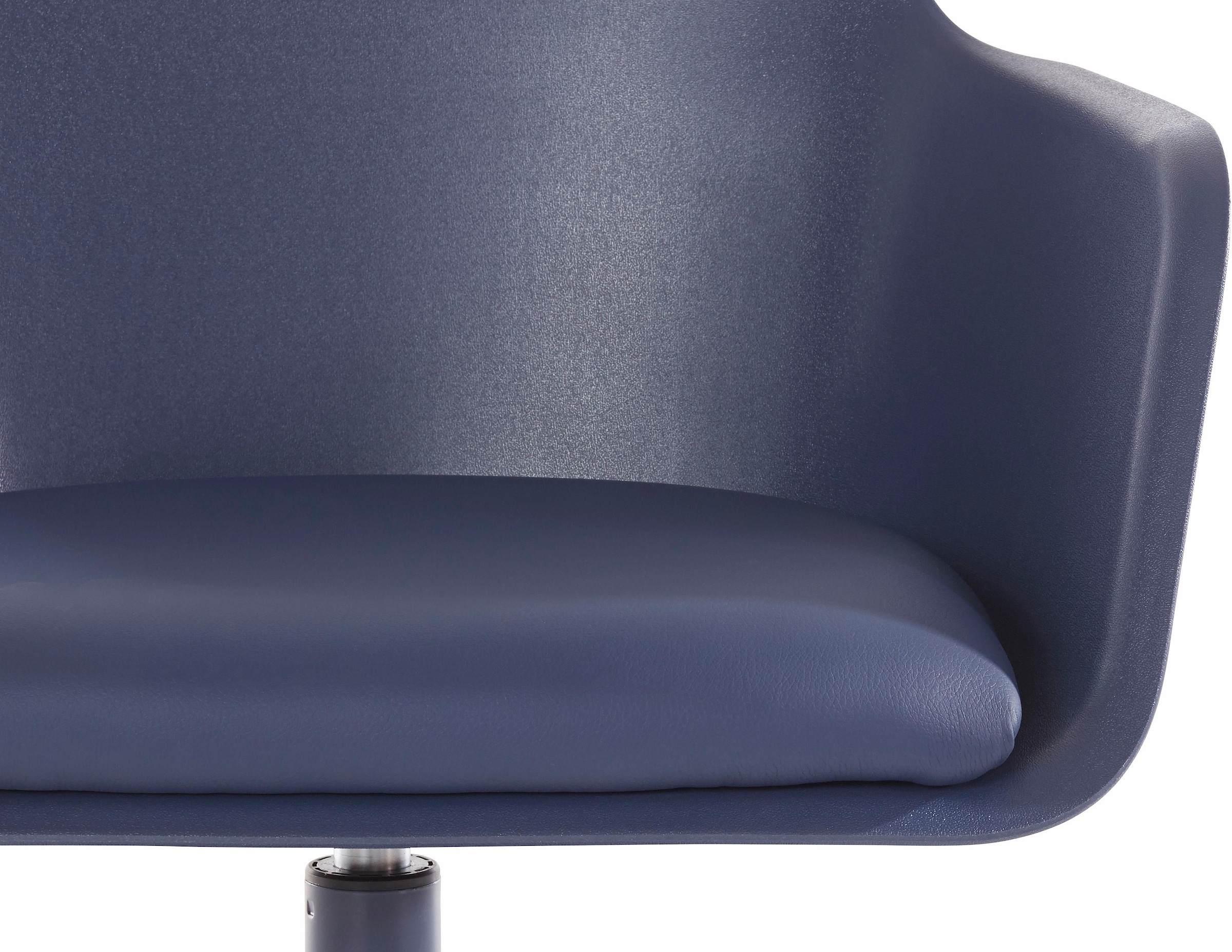 Jelmoli-Online St., bezogen, kaufen Sitzkissen (Set), in Kunstleder, INOSIGN im Metallgestell »Ontario«, Shop Esszimmerstuhl Kunststoffschale Kunstleder ❤ mit 2
