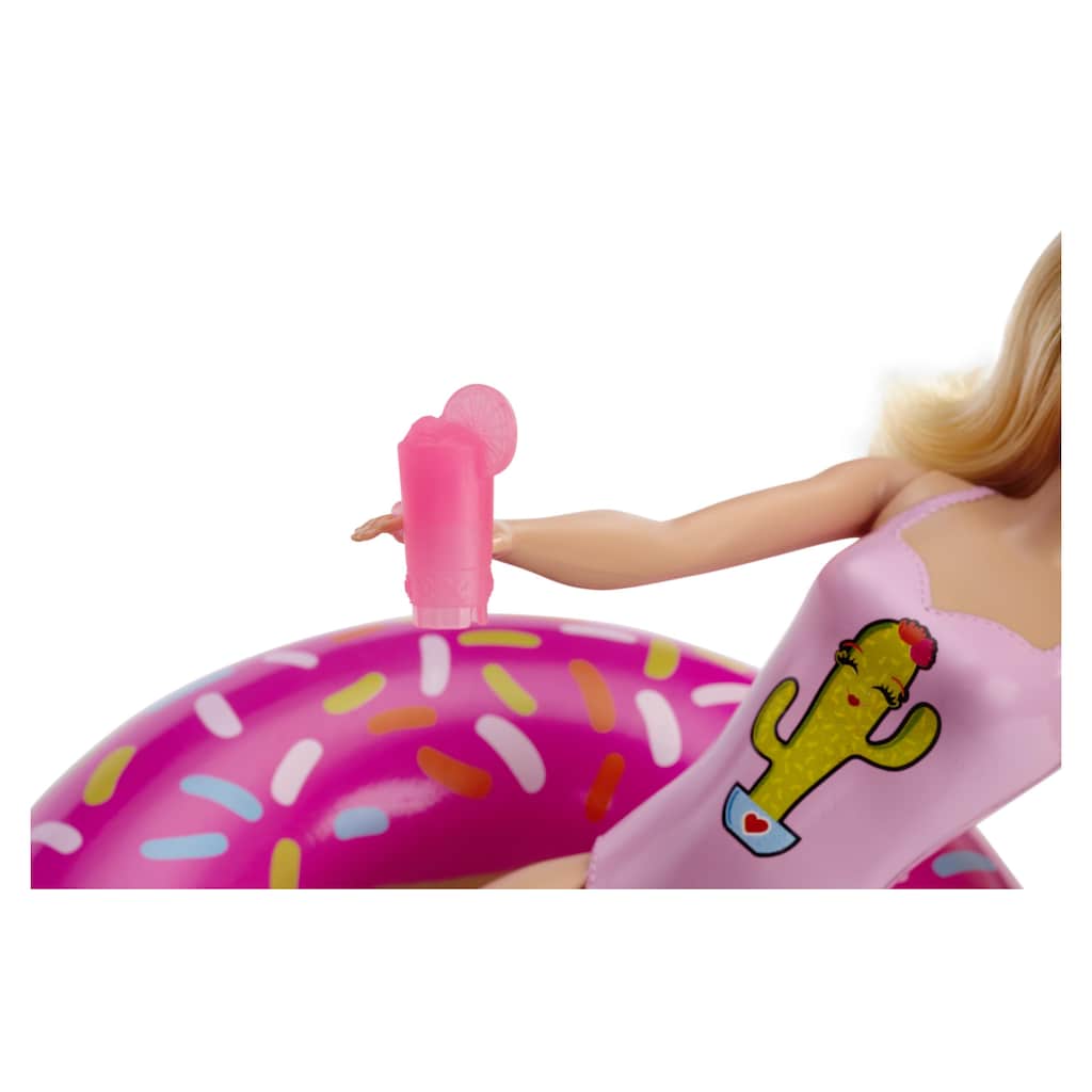 Barbie Spielfigur »Puppe Pool Party & Accessoires«, (4 tlg.)