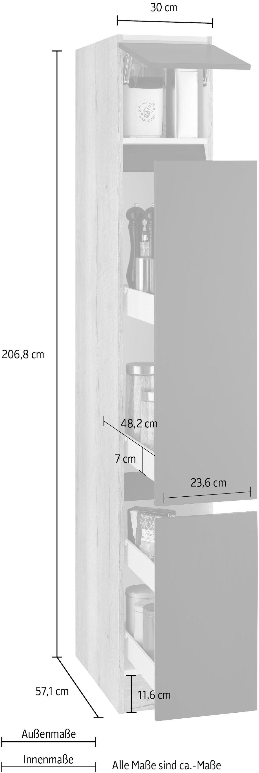 OPTIFIT Apothekerschrank kaufen 30 Jelmoli-Versand online »Roth«, cm | Breite