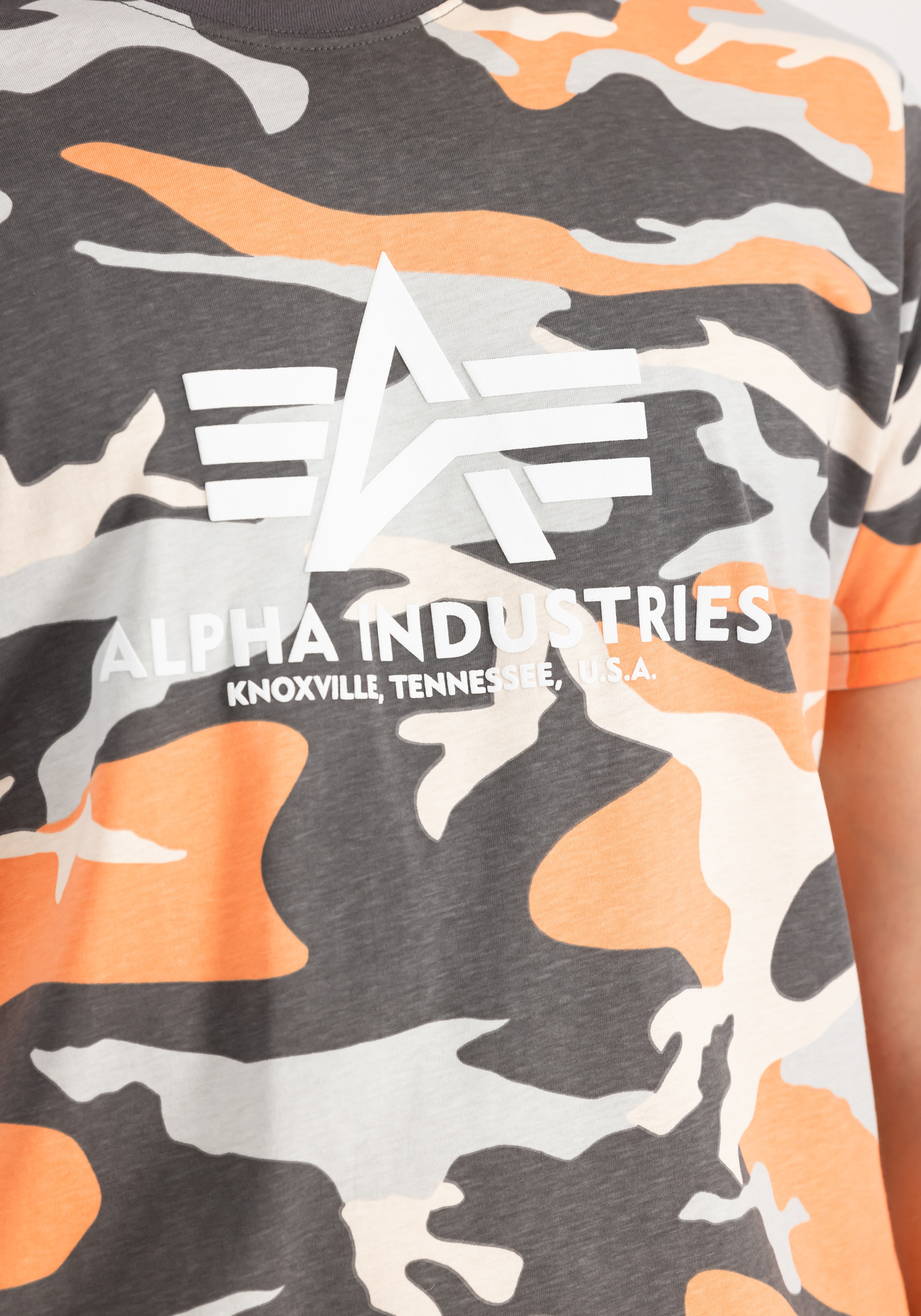 Alpha Industries T-Shirt »Alpha Industries Men - T-Shirts Basic T-Shirt Camo PP«
