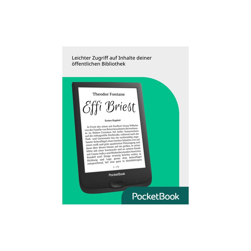 PocketBook E-Book »Reader Basic Lux 4 Schwarz«