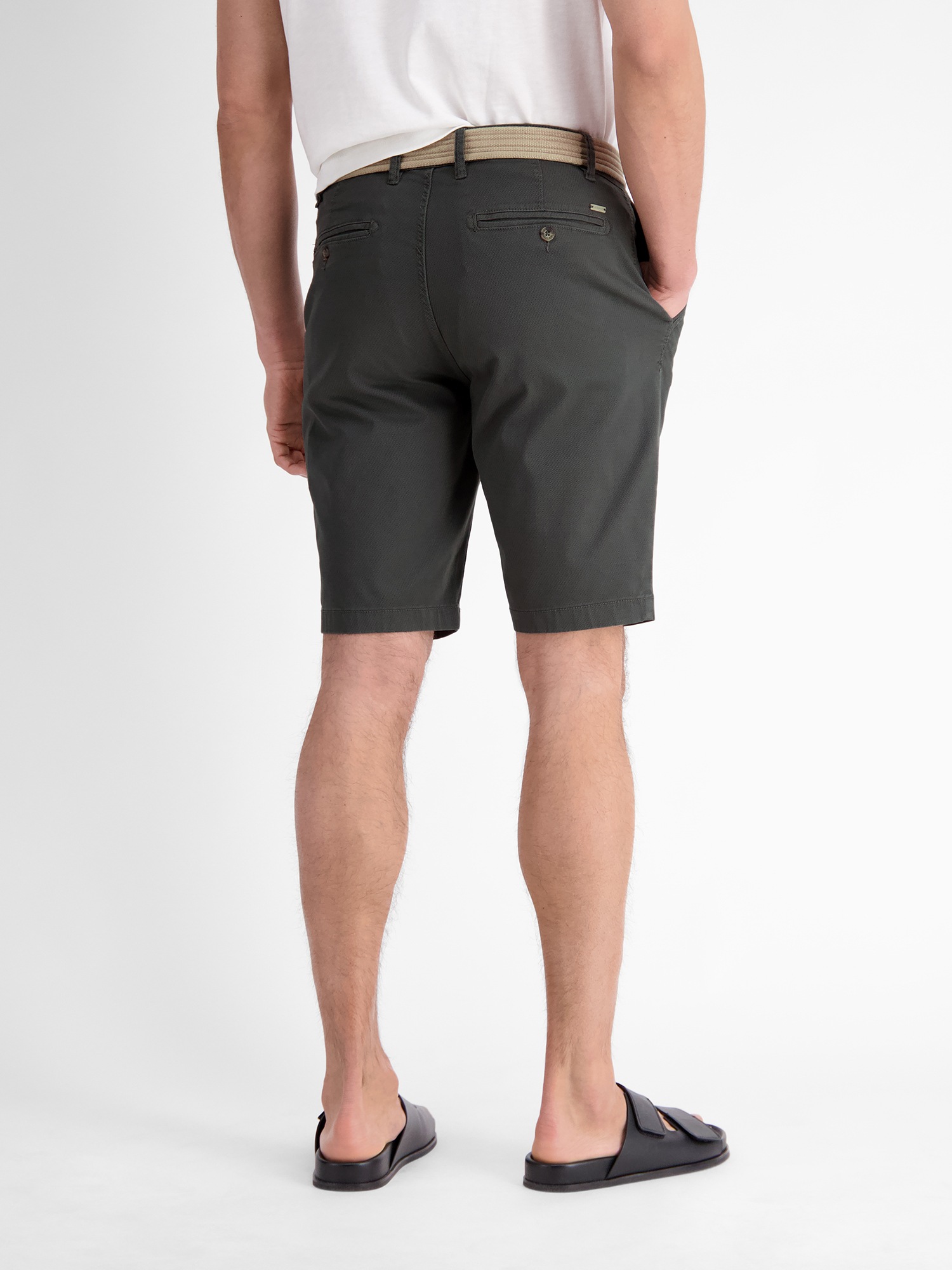 LERROS Bermudas »LERROS Chino-Bermuda mit Gürtel«
