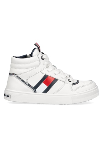 Tommy Hilfiger Sneaker »HIGH TOP LACE-UP SNEAKER«, mit kontrastfarbenen Details kaufen