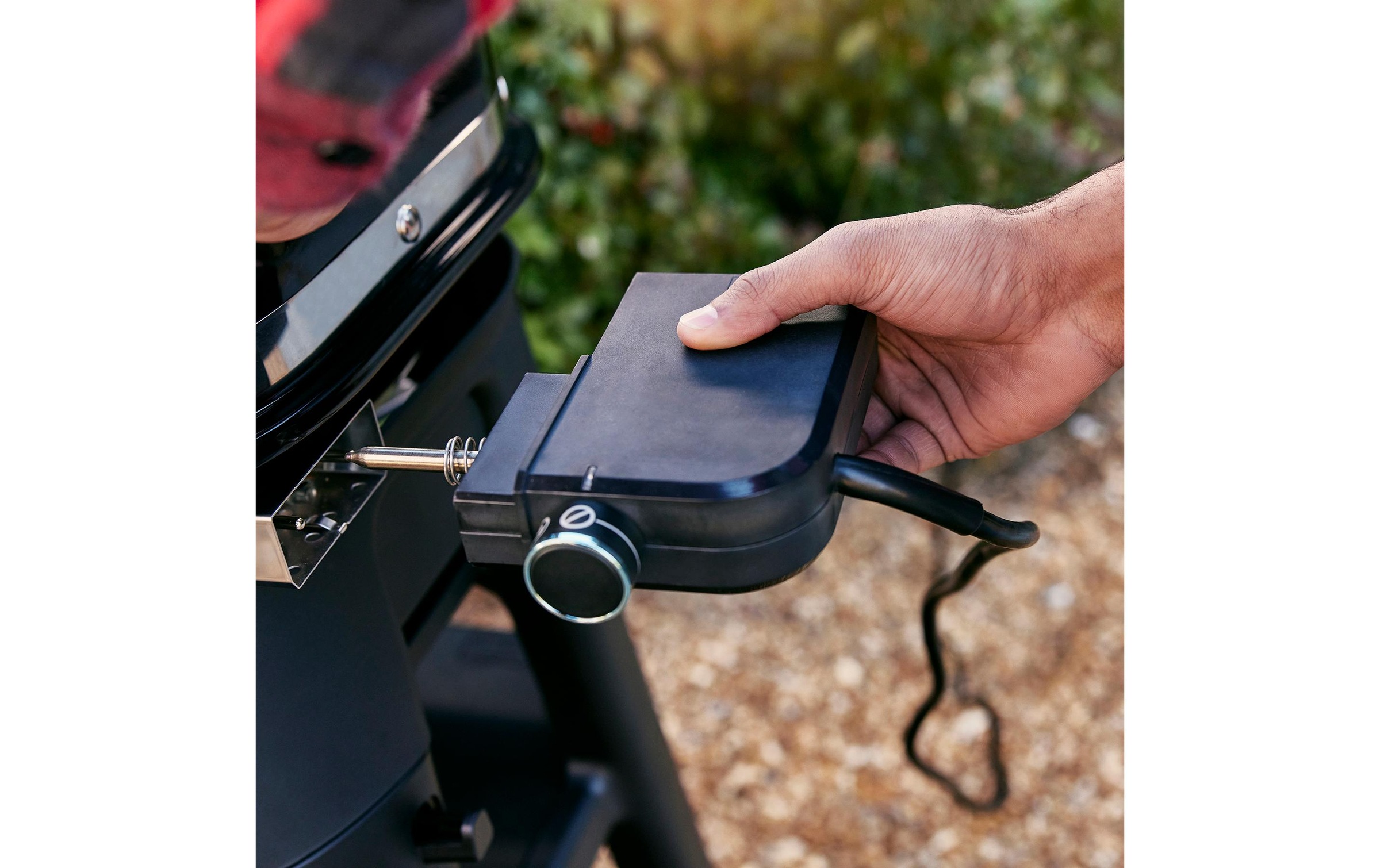 Weber Elektro-Standgrill »Lumin Compact, Rot«, 2200 W