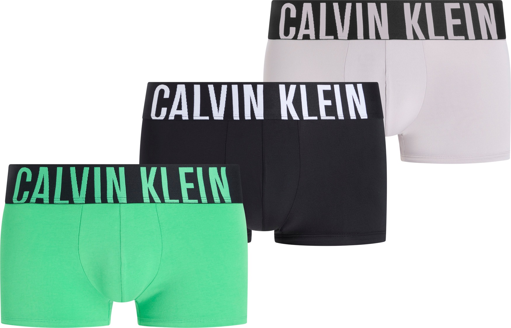 Calvin Klein Underwear Trunk »LOW RISE TRUNK 3PK« Packung, 3er-Pack, 3 Stk. mit Logobund