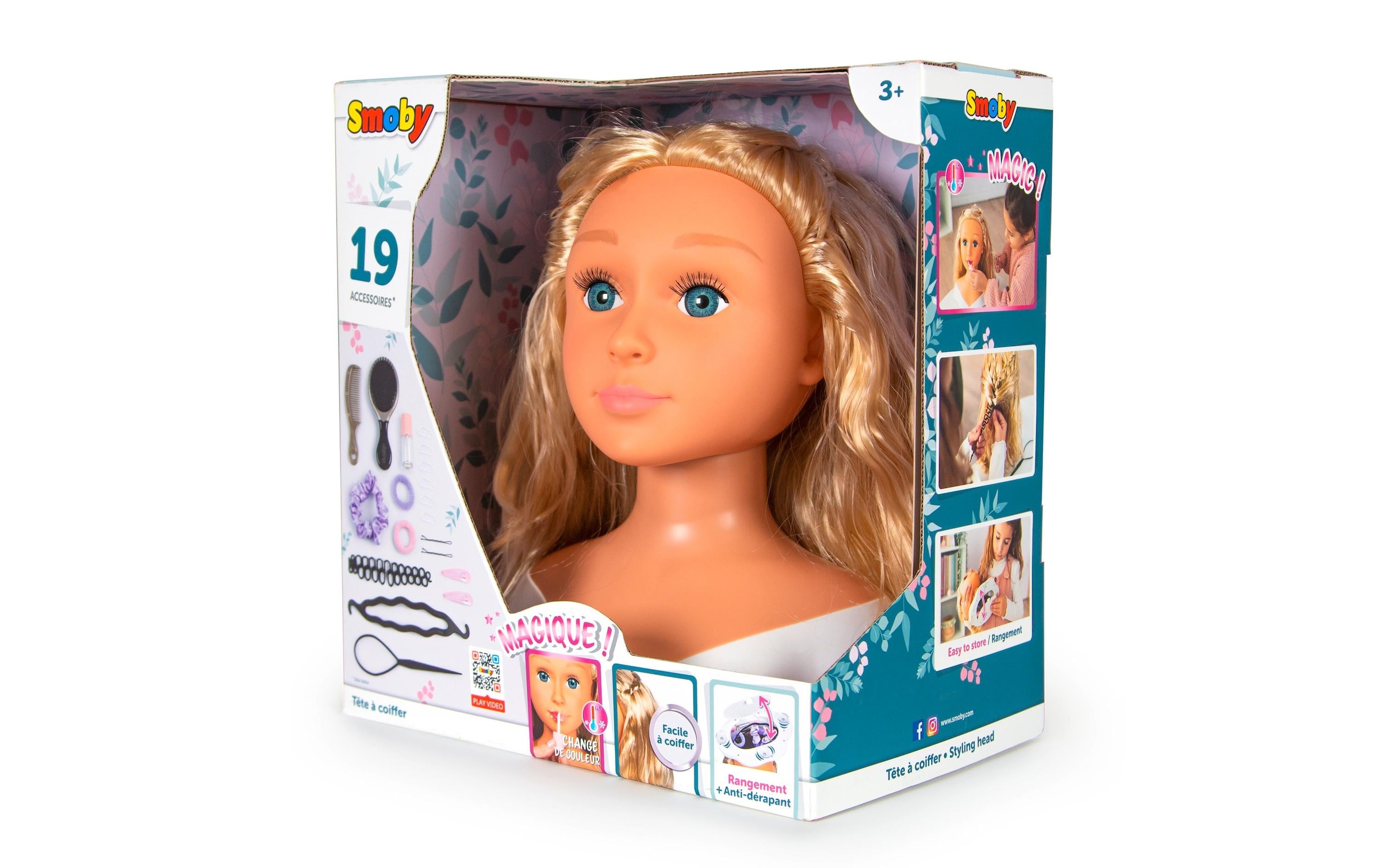 Smoby Frisier- & Schminkkopf »blond«