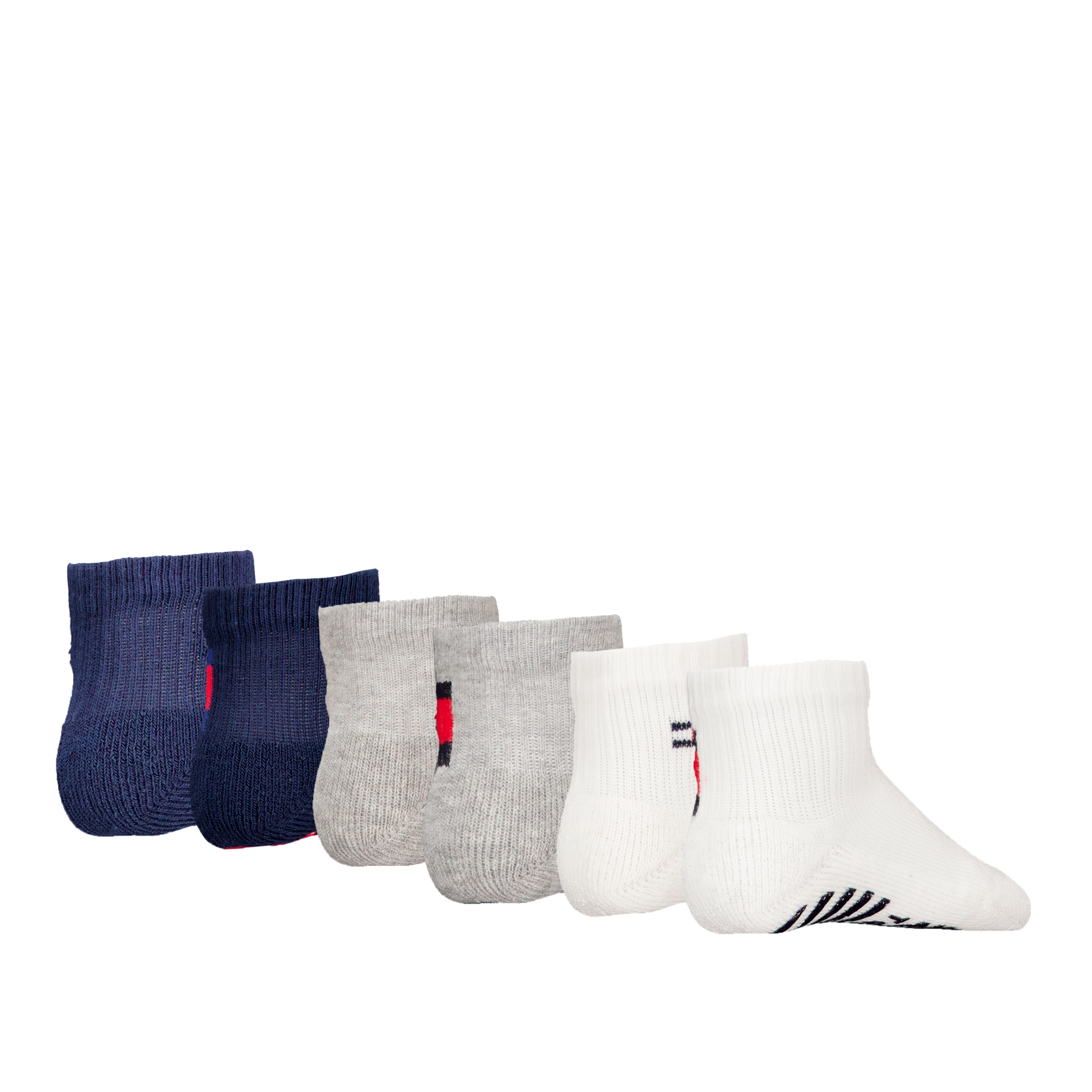 Tommy Hilfiger Socken »TH BABY SOCK 6P FLAG SOCK ECOM«, (6 Paar), ABS Anti-Rutsch am Fuss