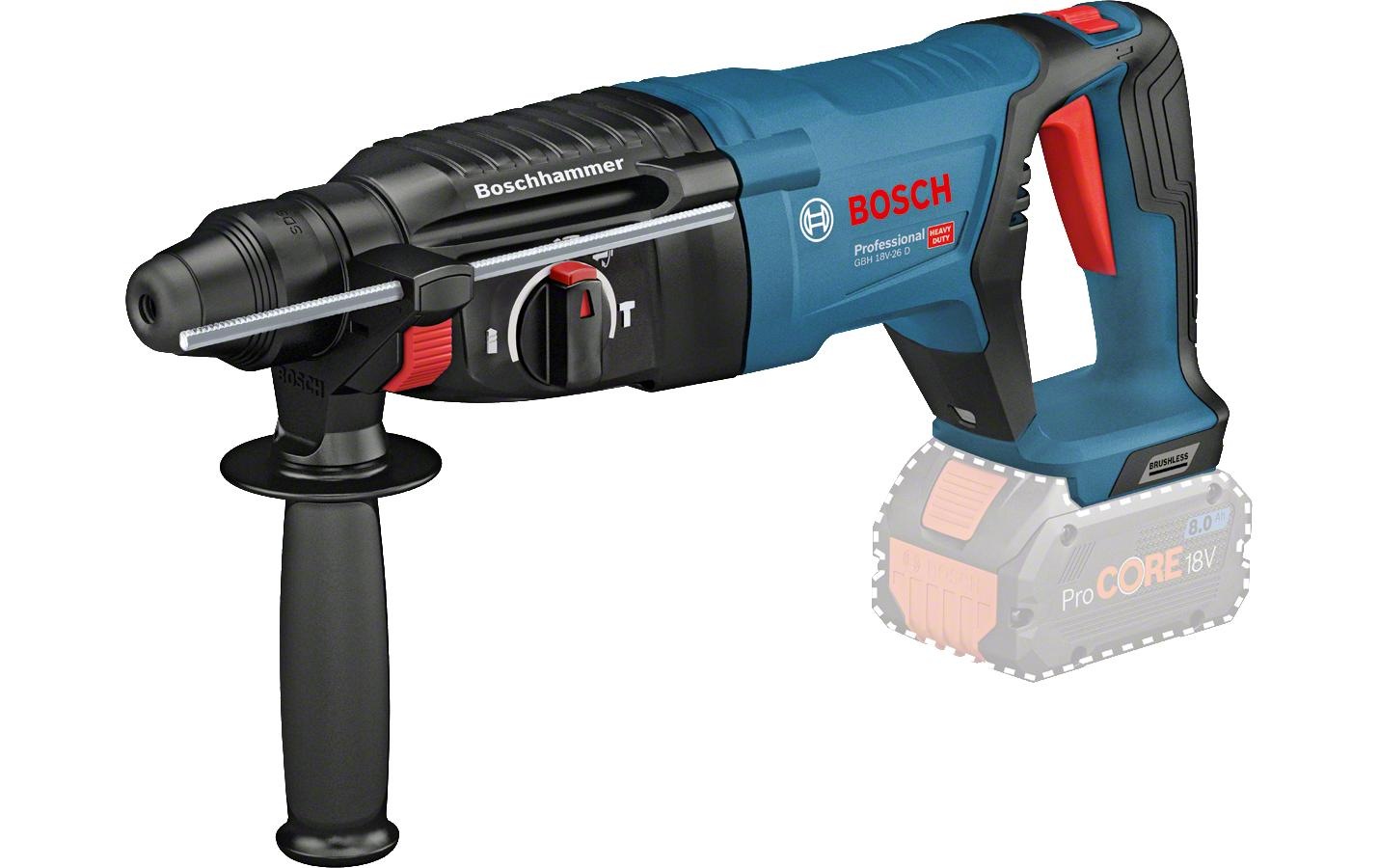 Bosch Professional Akku-Bohrhammer »GBH 18V-26 D Solo«