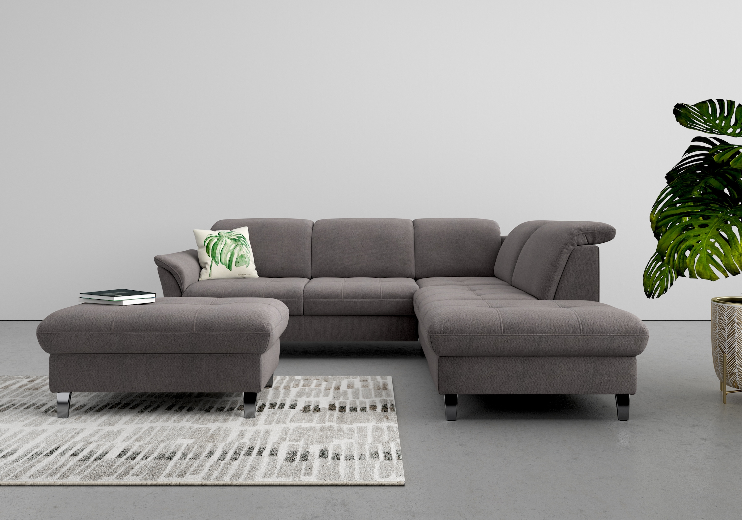 sit&more Stauraumhocker »Maggiore«, mit Stauraum und modernen Metallbeinen