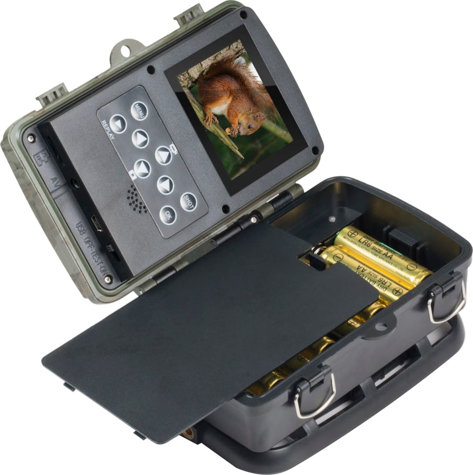 Technaxx Überwachungskamera »Nature Wild Cam 8MP TX-125«, Innenbereich-Aussenbereich, (1 tlg.)