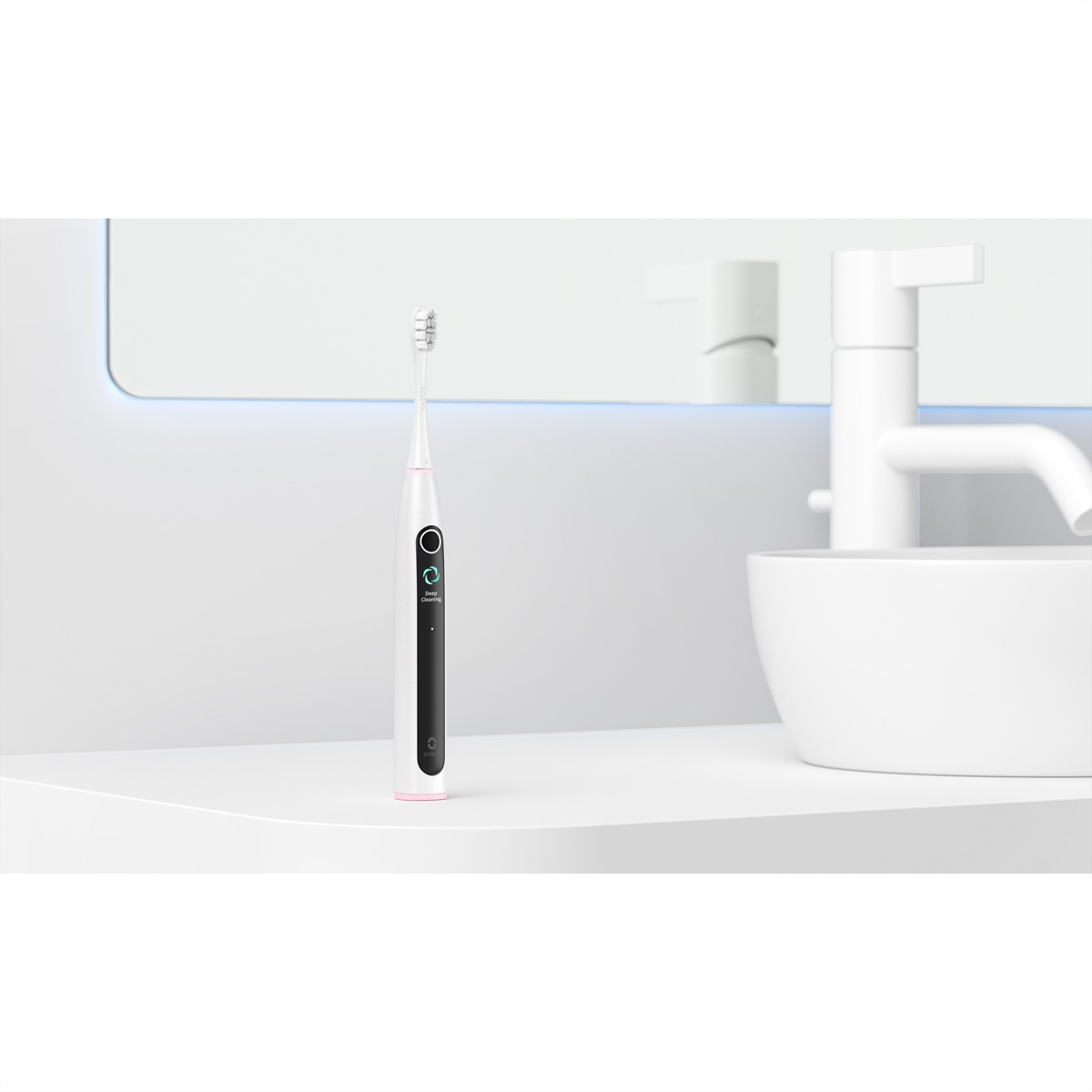 Oclean Elektrische Zahnbürste »Oclean X Lite, Weiss-Grau«
