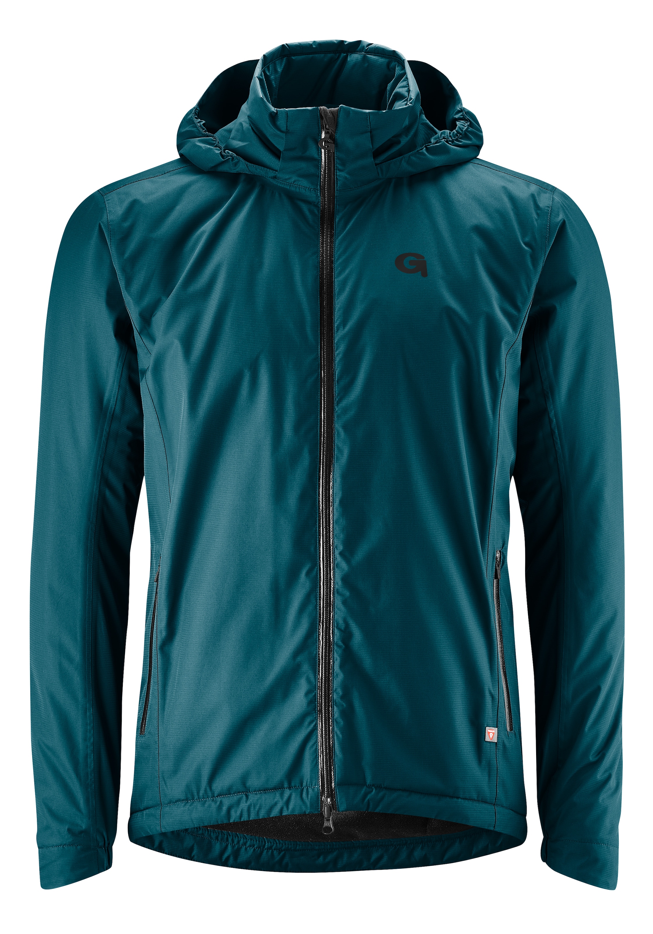 Gonso Fahrradjacke "Save Jacket Therm M" Herren Regenjacke wind- und wasserdicht, Radjacke mit Kapuze