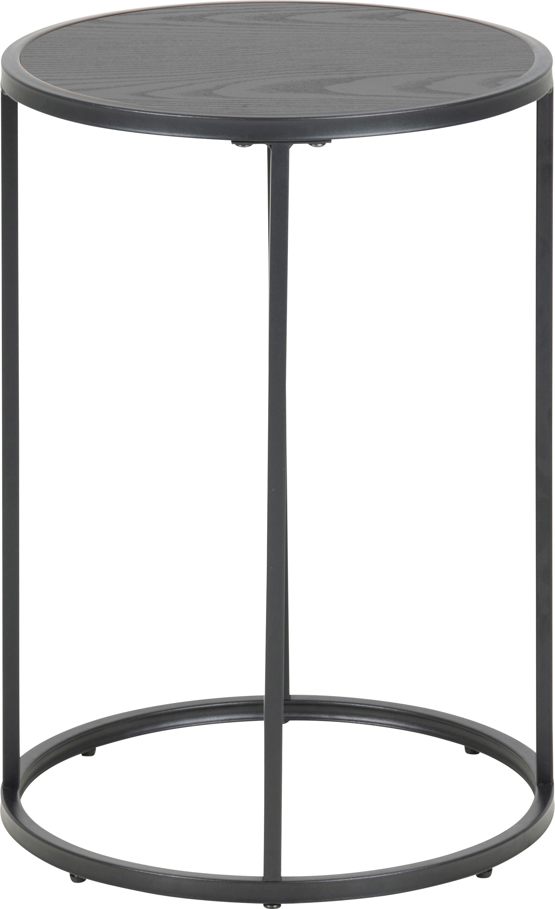 ACTONA GROUP Beistelltisch Metallgestell im modernen Industrie-Look, rund, T: 40 x H: 55 cm