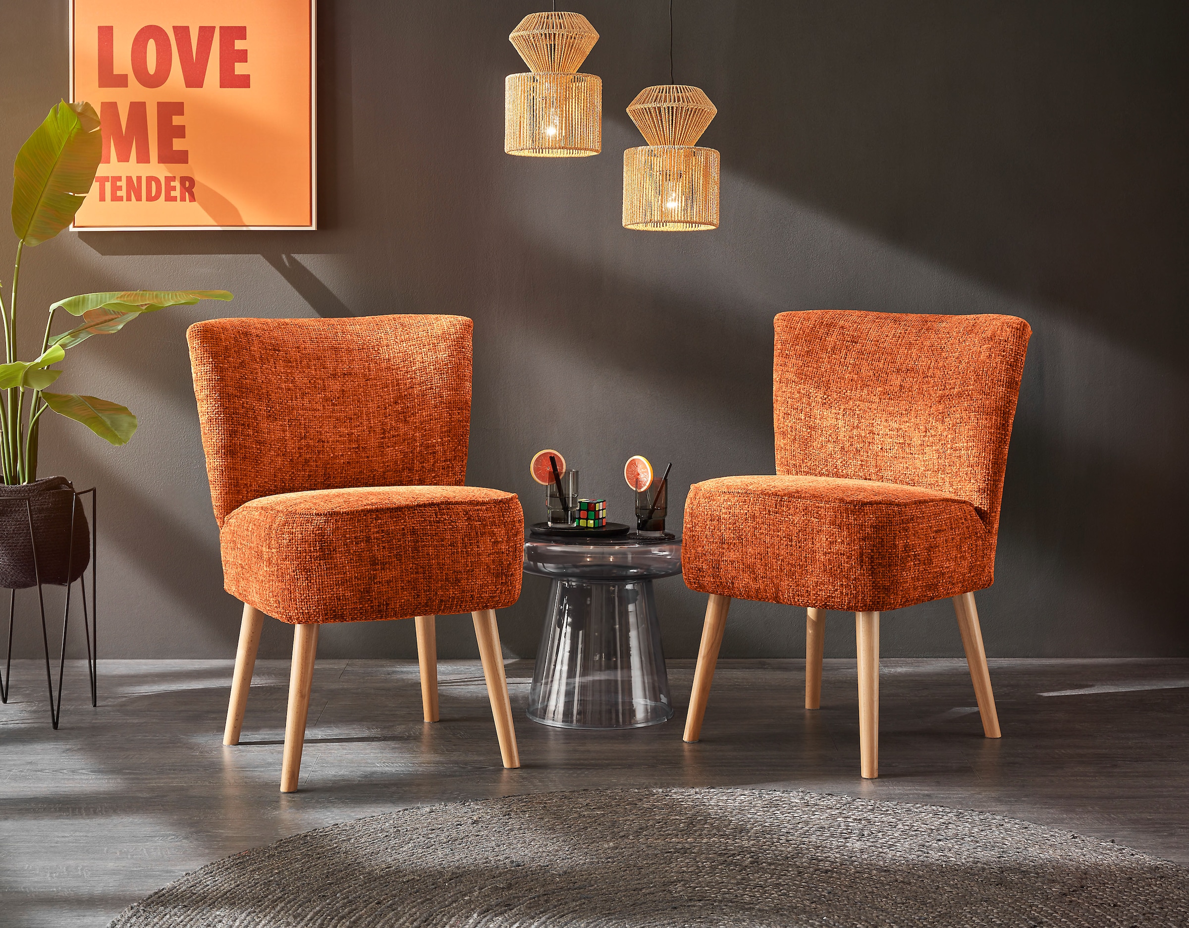 ED EXCITING DESIGN Cocktailsessel »Earl«, Küchenstuhl, Küchensessel