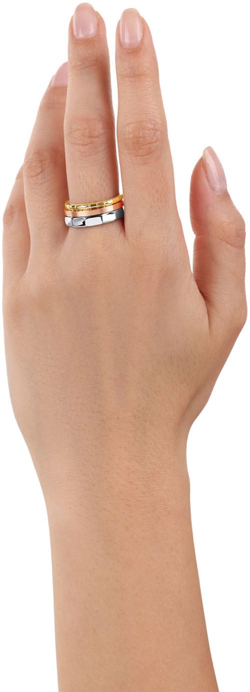 s.Oliver Ring-Set »2038890/-91/-92/-93«, (Set, 3 tlg.)