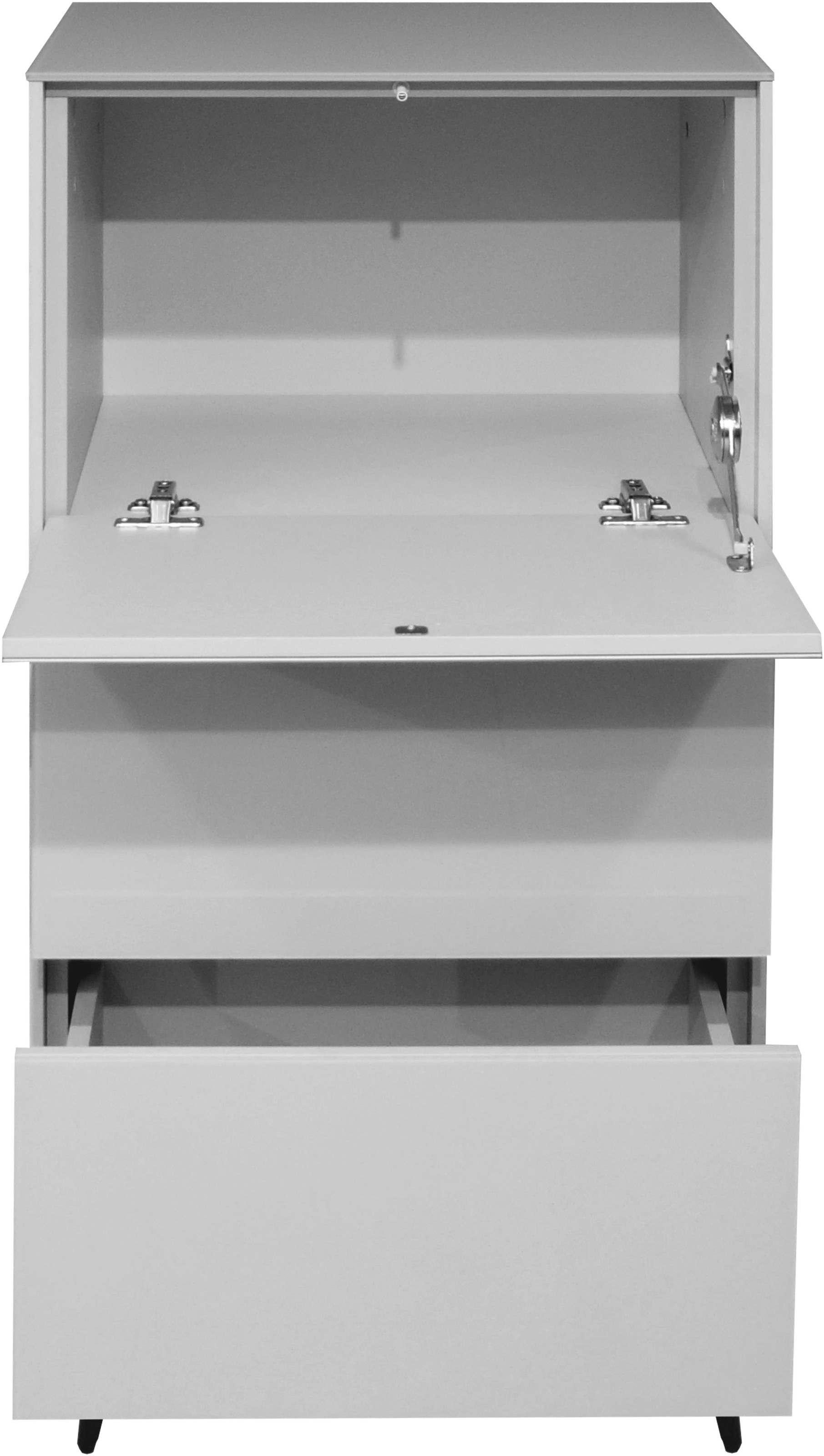 Mäusbacher Kommode »Imola TOPSELLER!«, (OTTOs Choice), Kommode mit Glasfront und Glasoberplatte