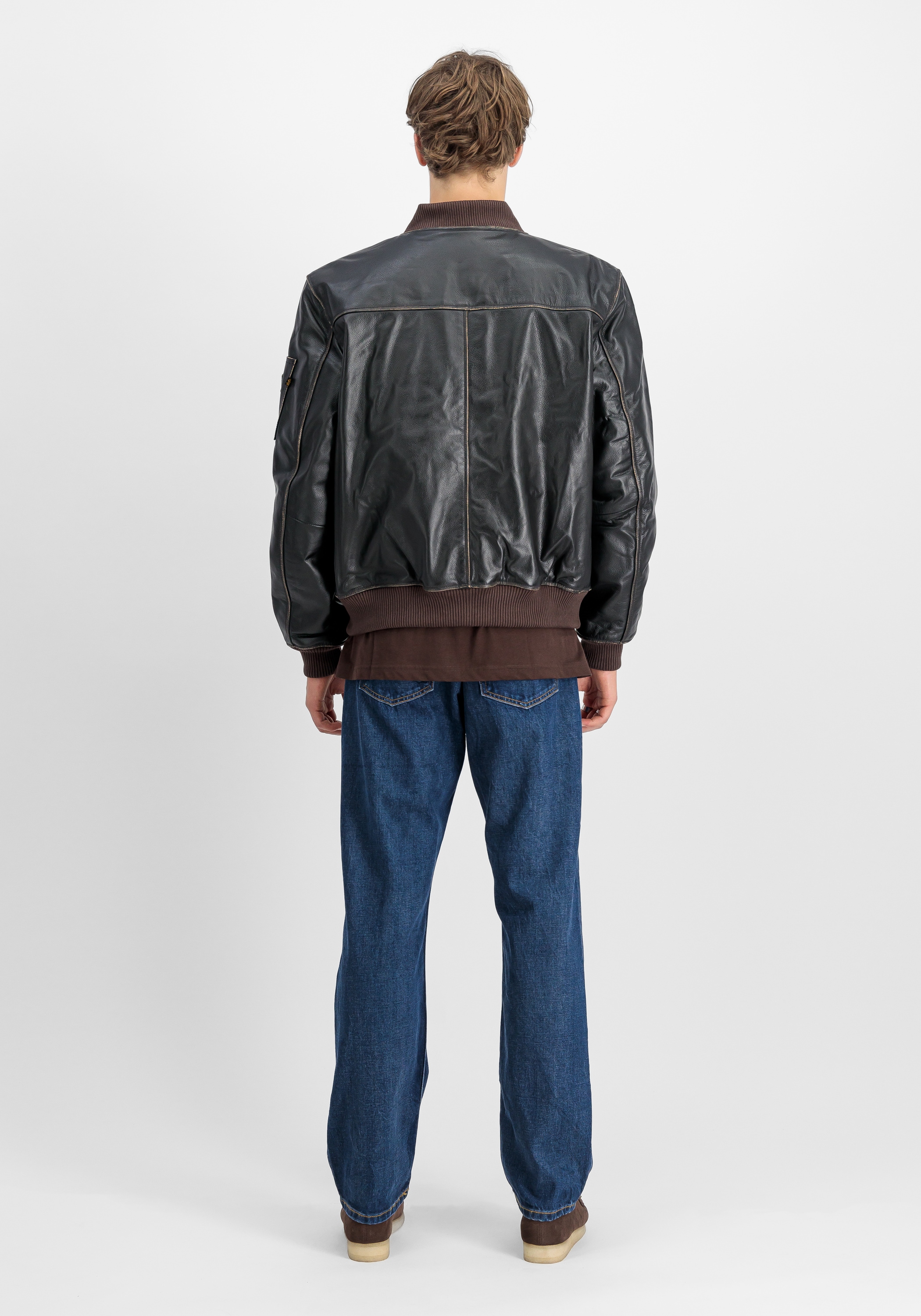 Alpha Industries Lederjacke »Alpha Industries Men - Leather & Vegan Jackets«