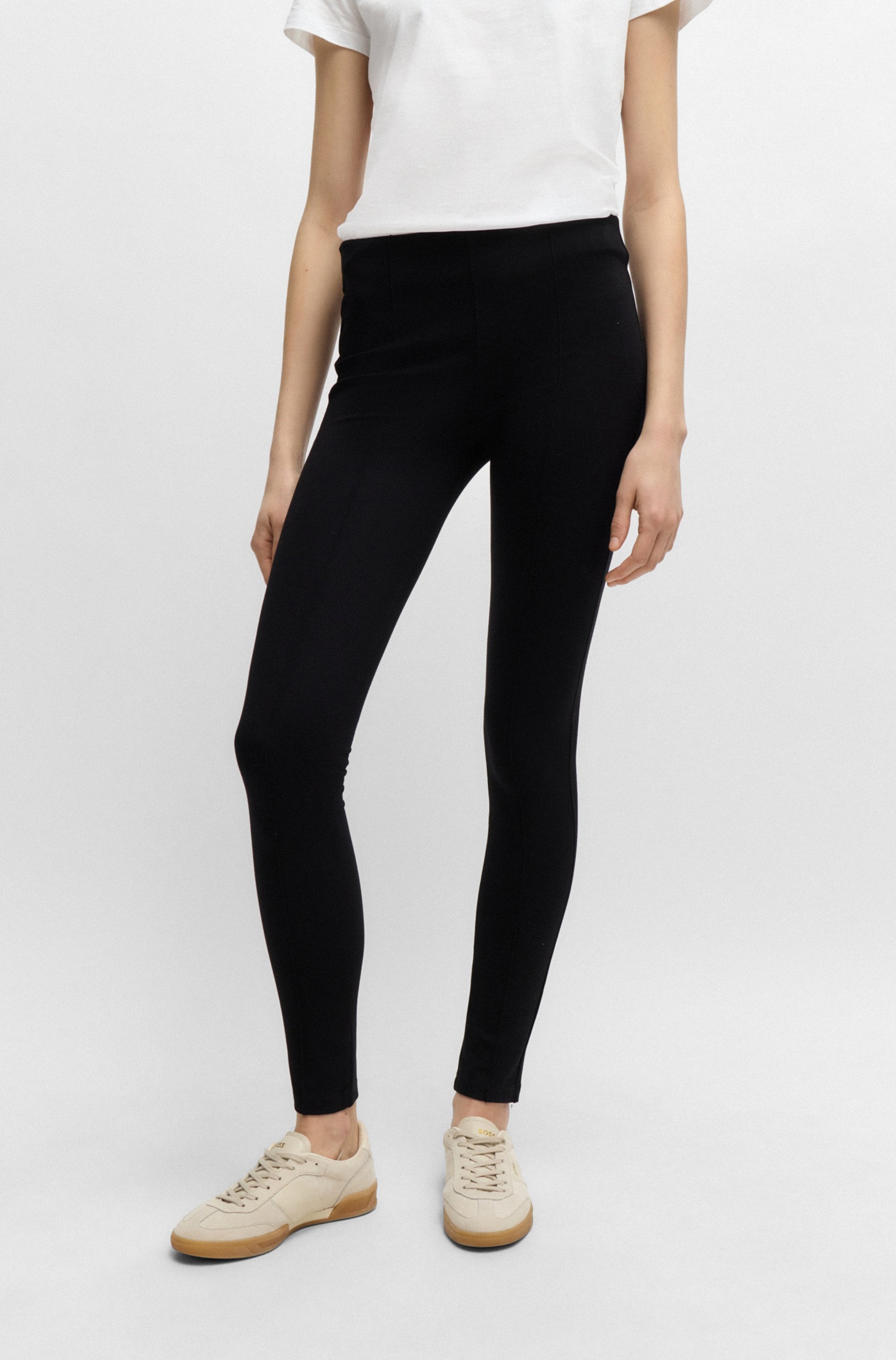 BOSS ORANGE Leggings »C_Estretch«, Naht-Details auf der Vorderseite