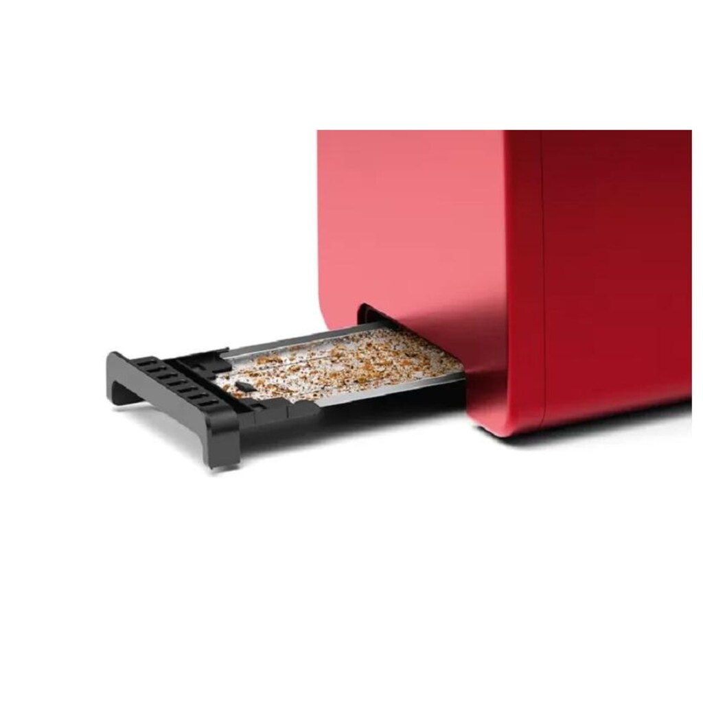 BOSCH Toaster »DesignLine Rot/Schwarz«, 970 W