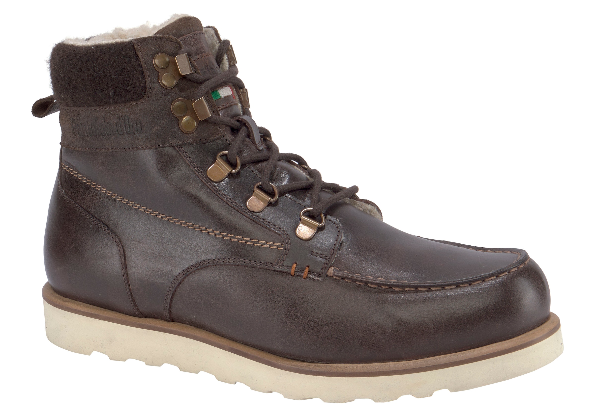 Pantofola d´Oro Schnürboots »BORMIO BOOT UOMO HIGH«, im Casual Business Look