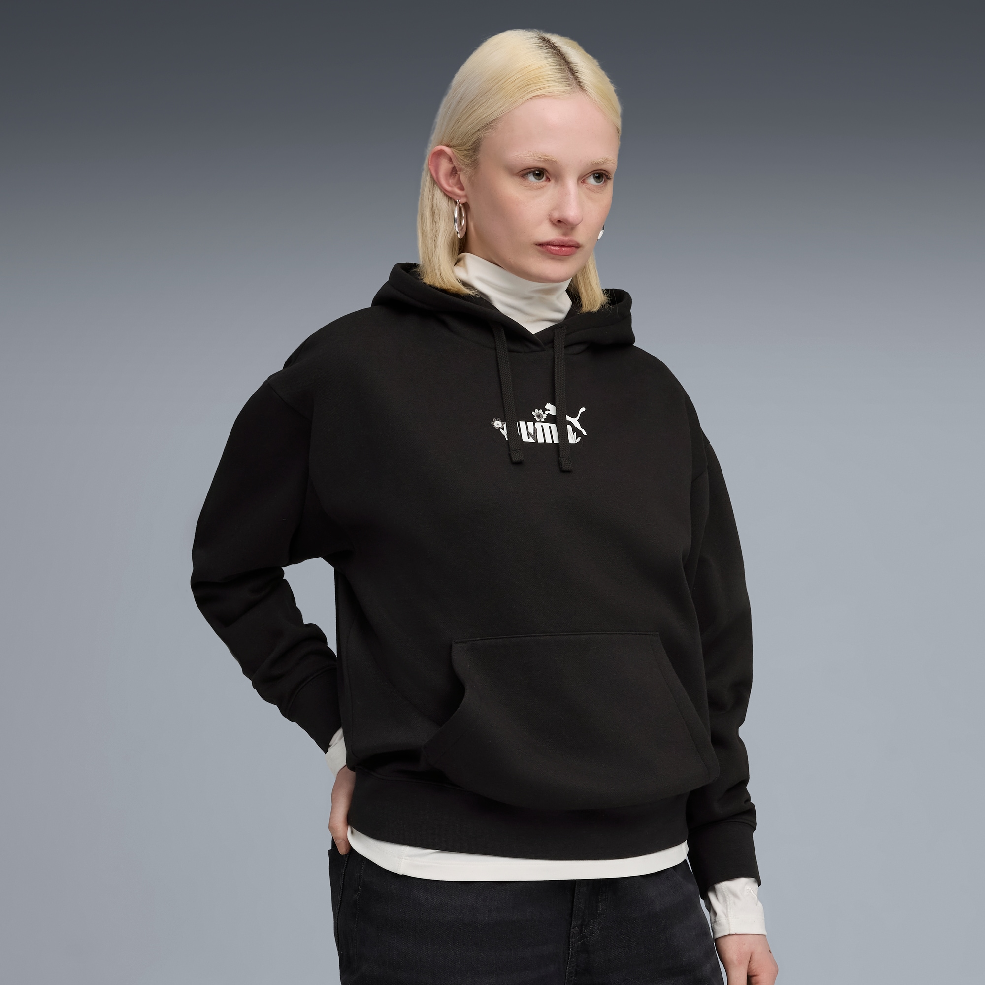 PUMA Kapuzensweatshirt »ESS NATURE 2.0 COMFORT HOODIE FL«, mit Kängurutasche, sportlicher Stil, mit Kapuze
