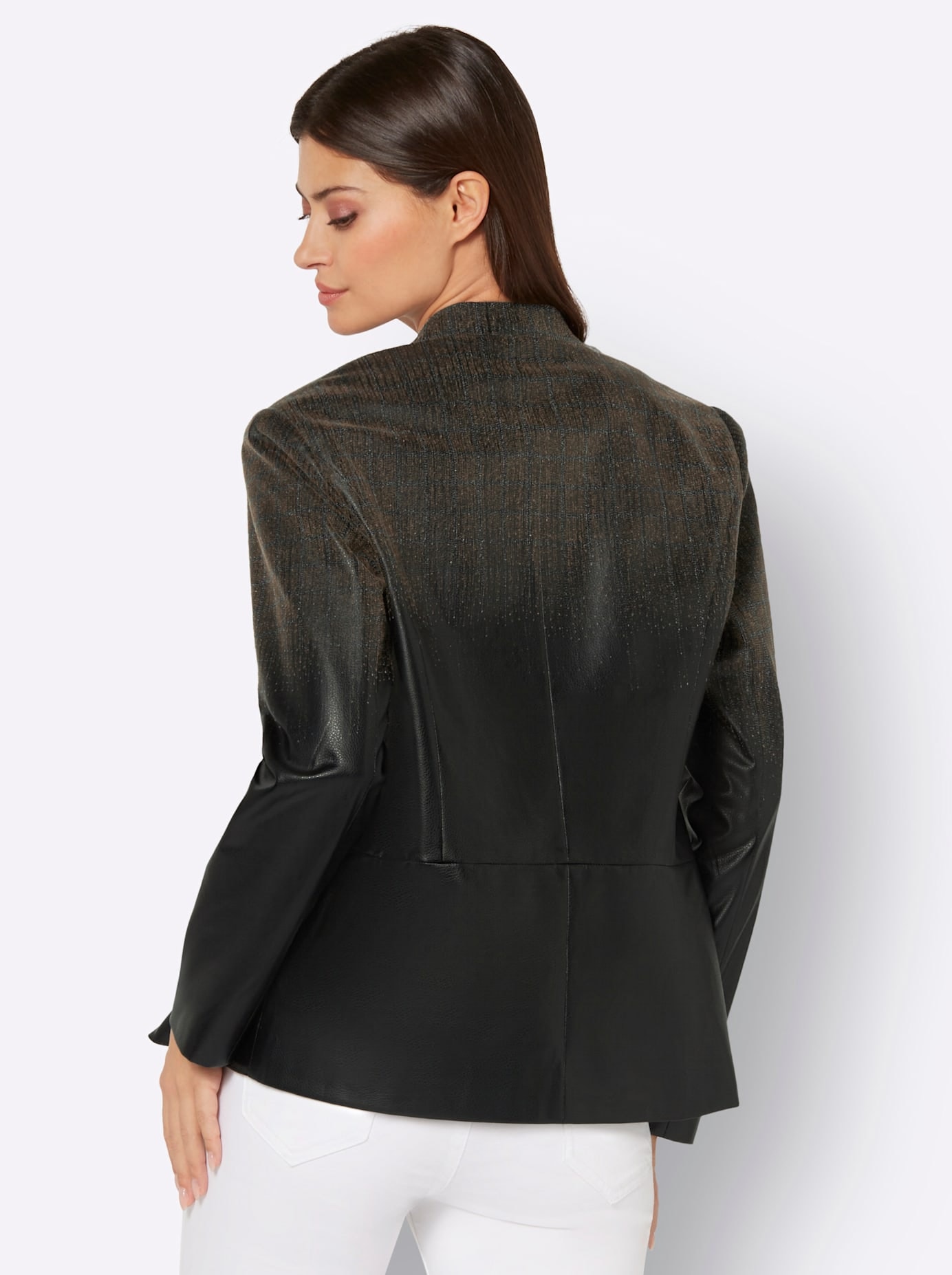 creation L Jackenblazer »Lederimitat-Blazer«