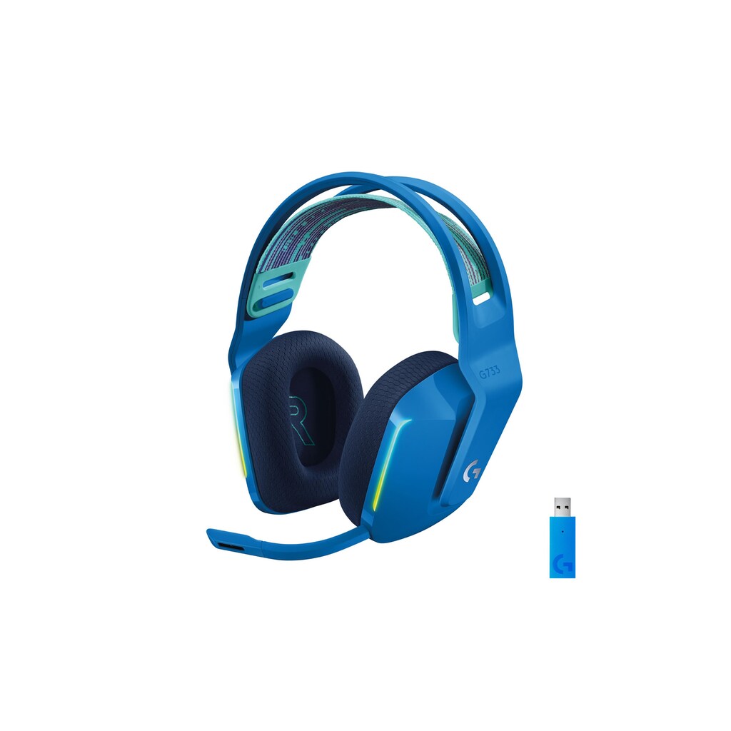 Logitech Gaming-Headset »G733 Lightspeed Blau«