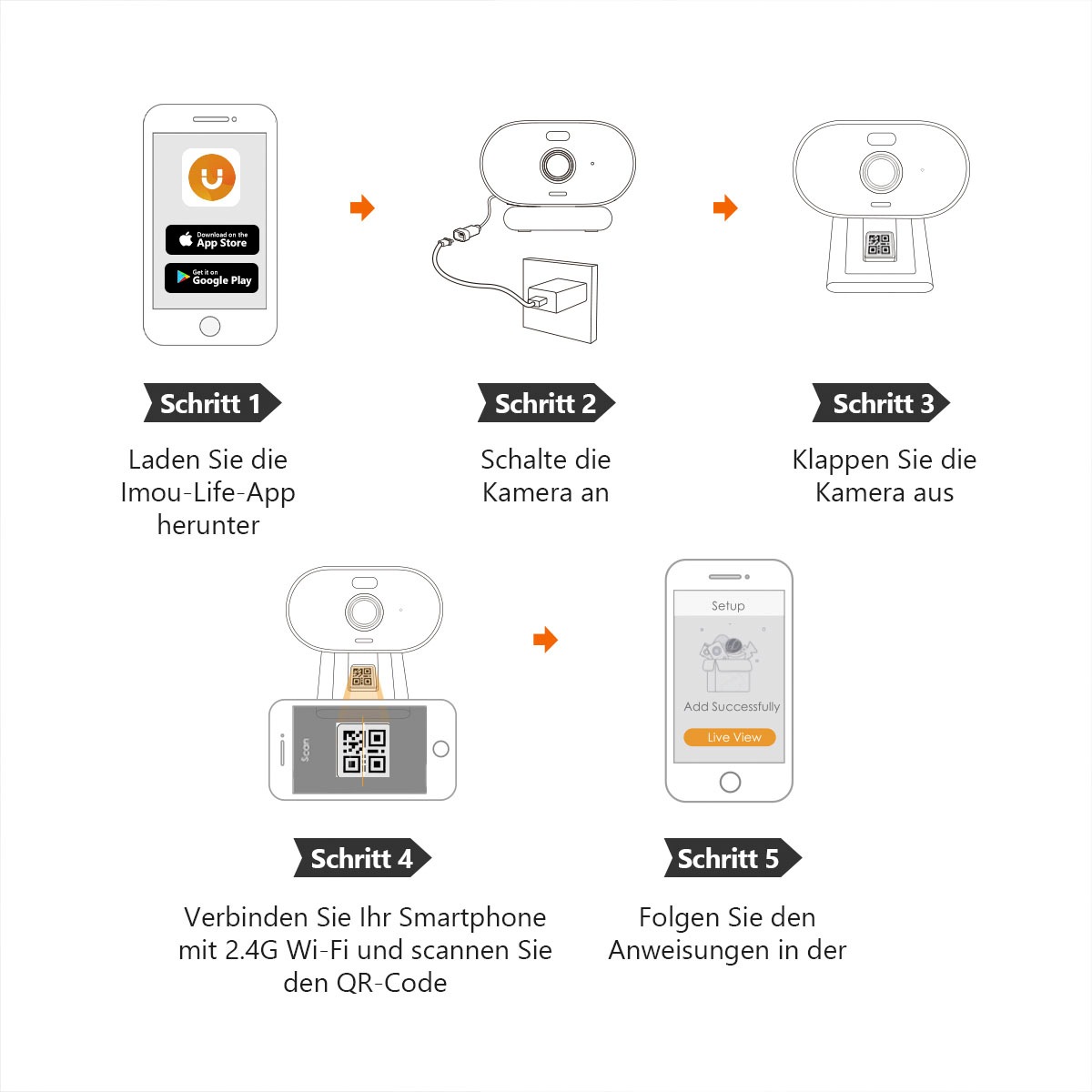 Imou Überwachungskamera »Versa«, Aussenbereich