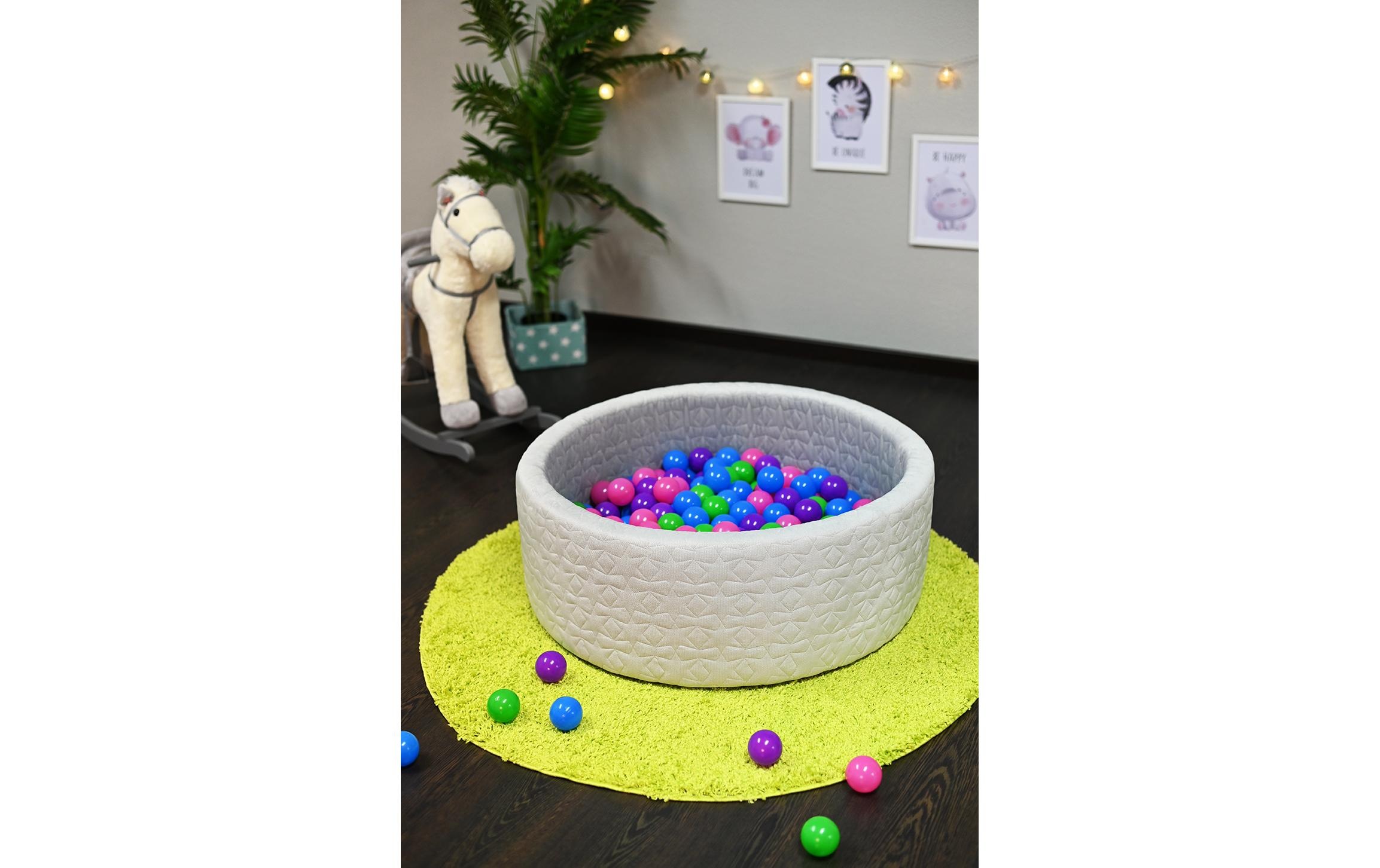 Knorrtoys® Bällebad »soft - Cosy geo Grey«