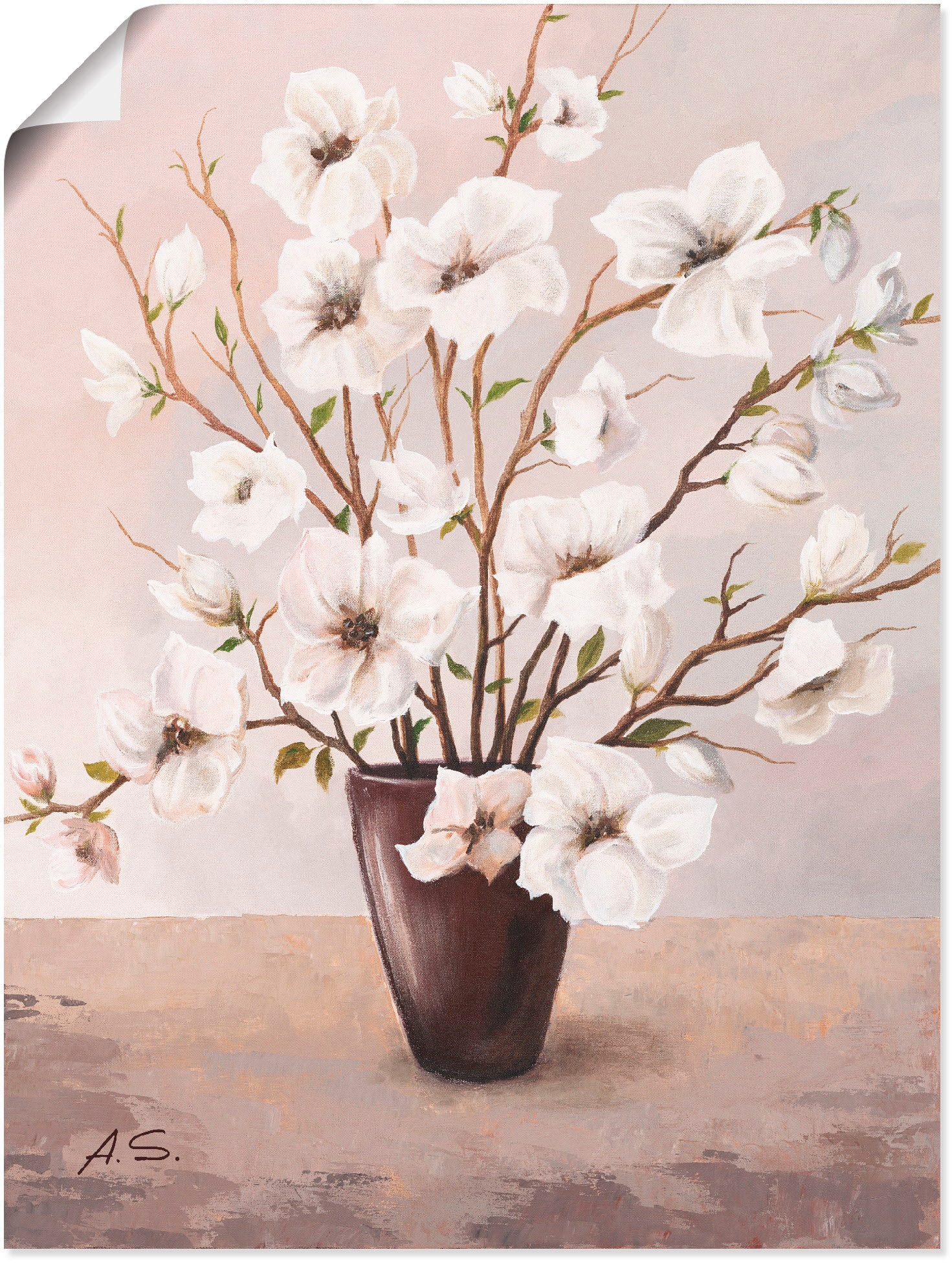 Artland Wandbild »Magnolien«, Blumen, (1 St.), als Alubild, Leinwandbild,  Wandaufkleber oder Poster in versch. Grössen online bestellen |  Jelmoli-Versand