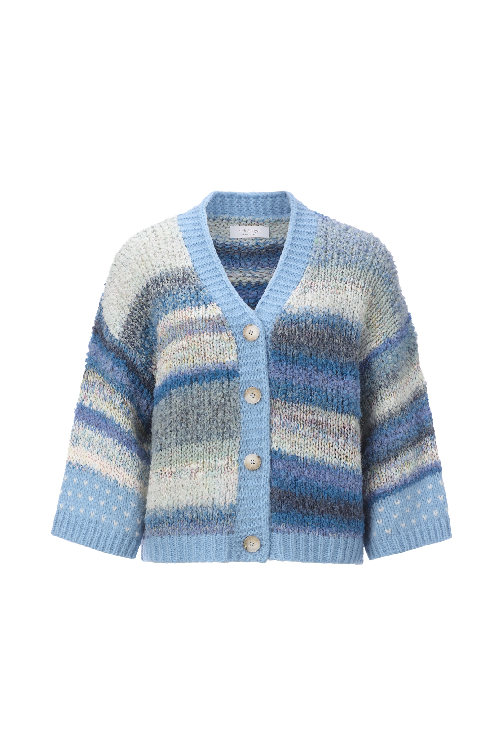 RICHROYAL Strickjacke, Mit V-Ausschnitt