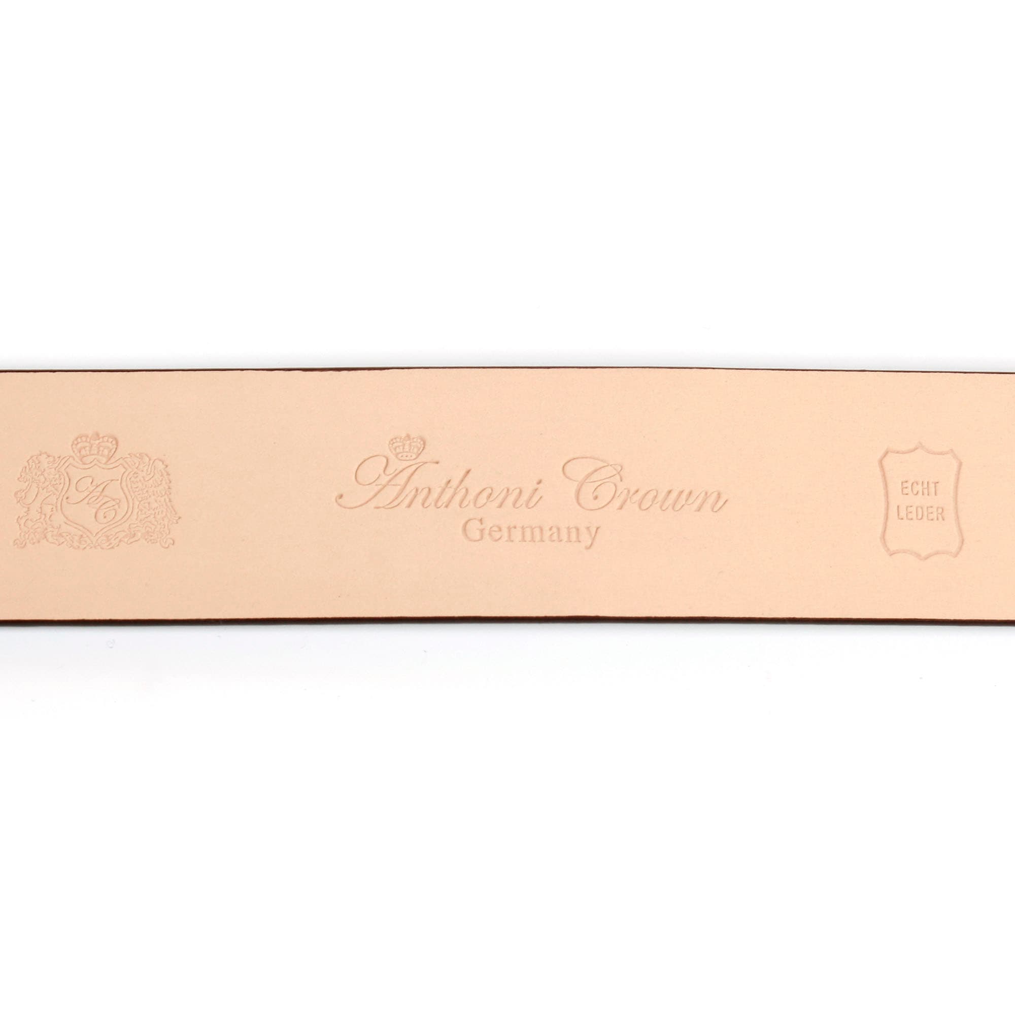 Anthoni Crown Ledergürtel, Damengürtel mit bei Jelmoli-Versand bestellen in orange online Schweiz Glas-Schliesse