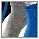 1x schwarz, 1x grau-meliert, 1x blau